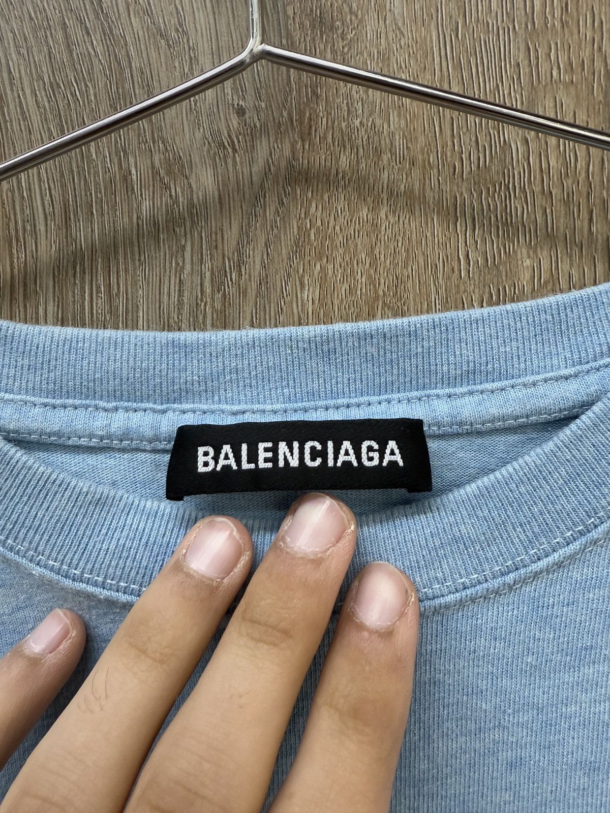Balenciaga Balenciaga Blue Short Sleeve Size US S / EU 44-46 / 1 - 5 Thumbnail