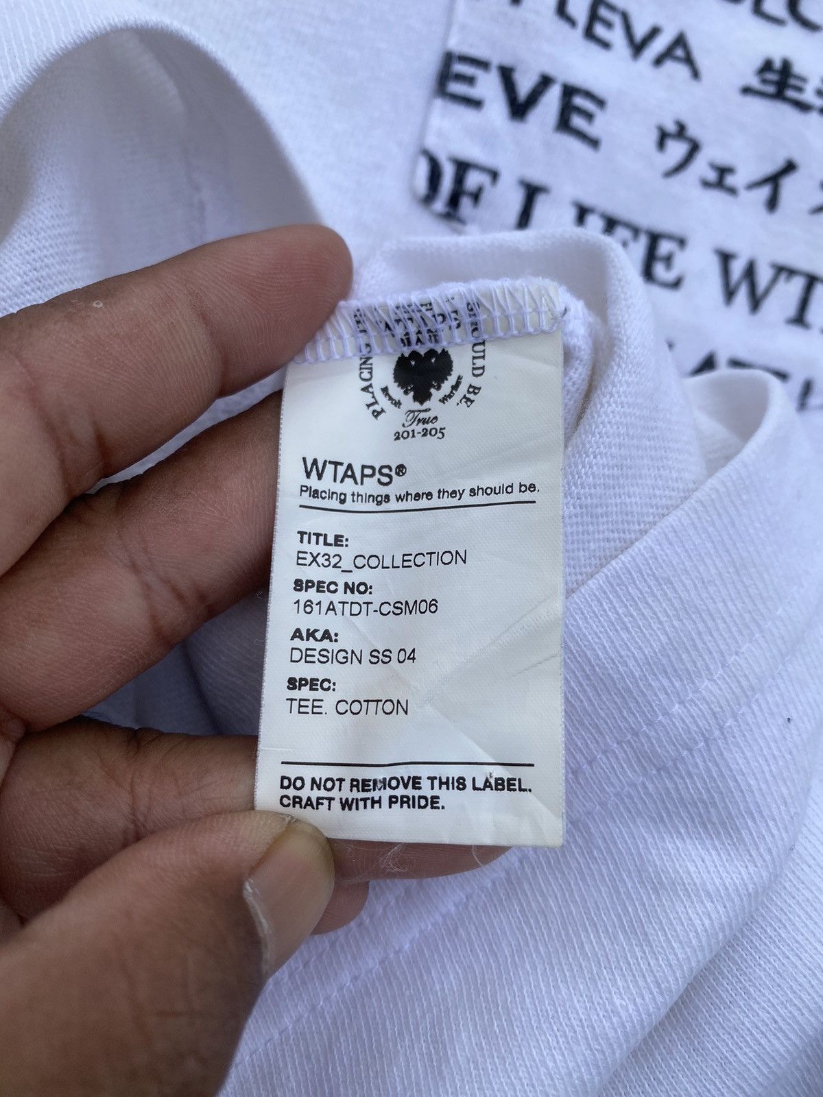 Wtaps Rare WTAPS “Way of Life” Multi language Translation Tee Size US M / EU 48-50 / 2 - 16 Thumbnail
