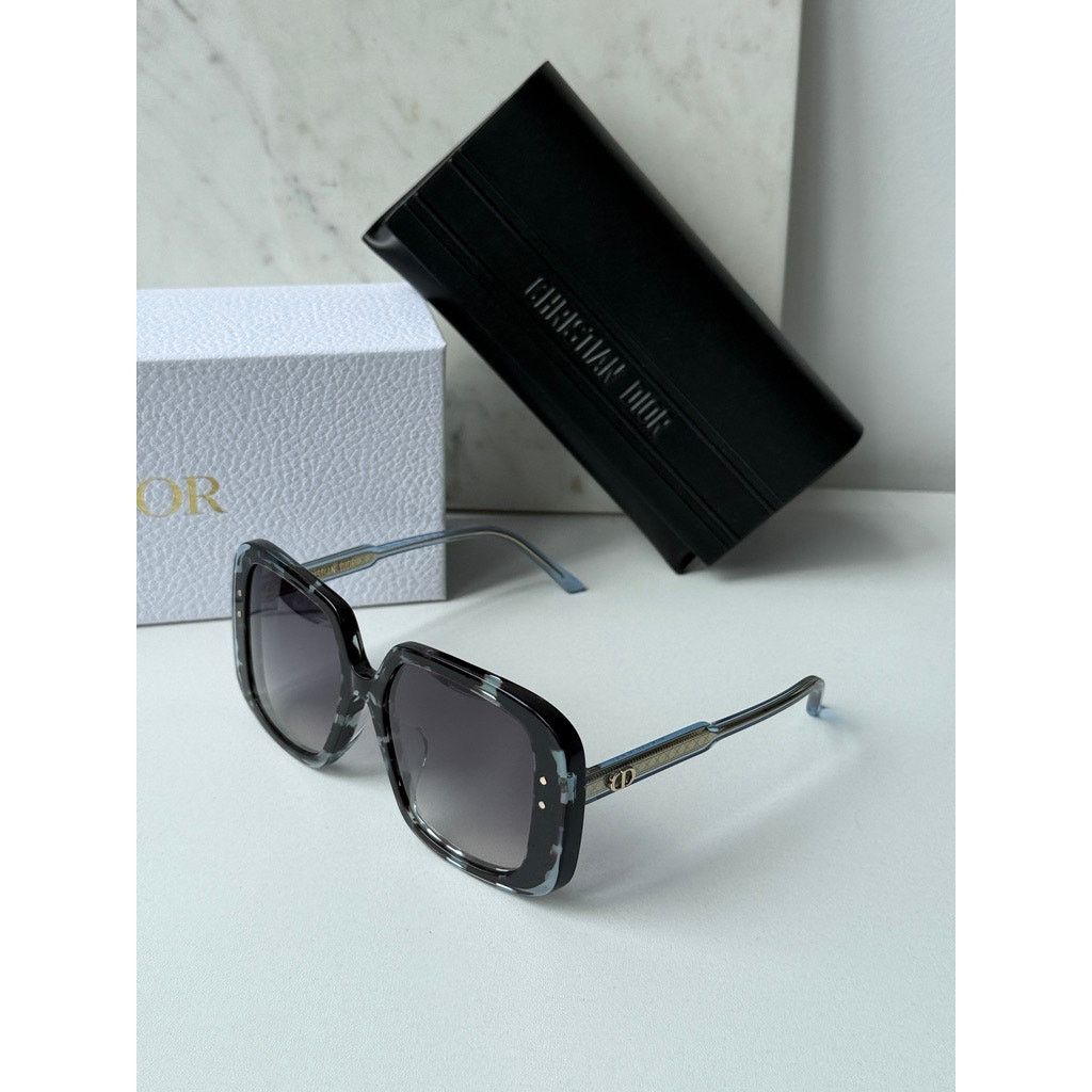 Dior NEW Dior DiorHighlight S3F Sunglasses in Havana Blue $490 Size ONE SIZE - 2 Thumbnail
