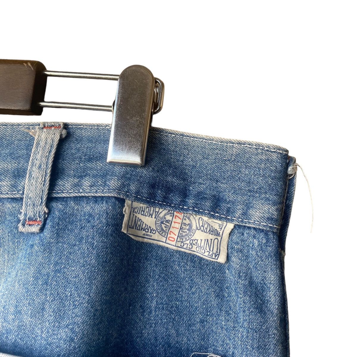 Sears Vintage 70s SEARS Denim Carpenter Work Pant Size US 34 / EU 50 - 12 Thumbnail