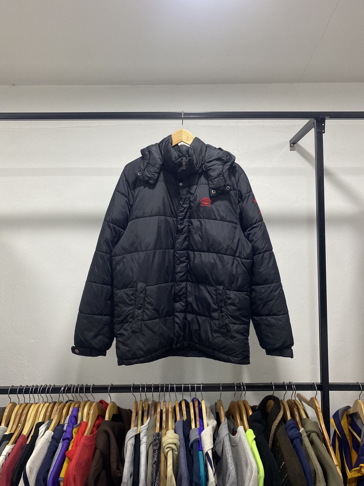 Dickies × Vintage Vintage Dickies Light Puffer Long Jacket Size US L / EU 52-54 / 3 - 16 Thumbnail