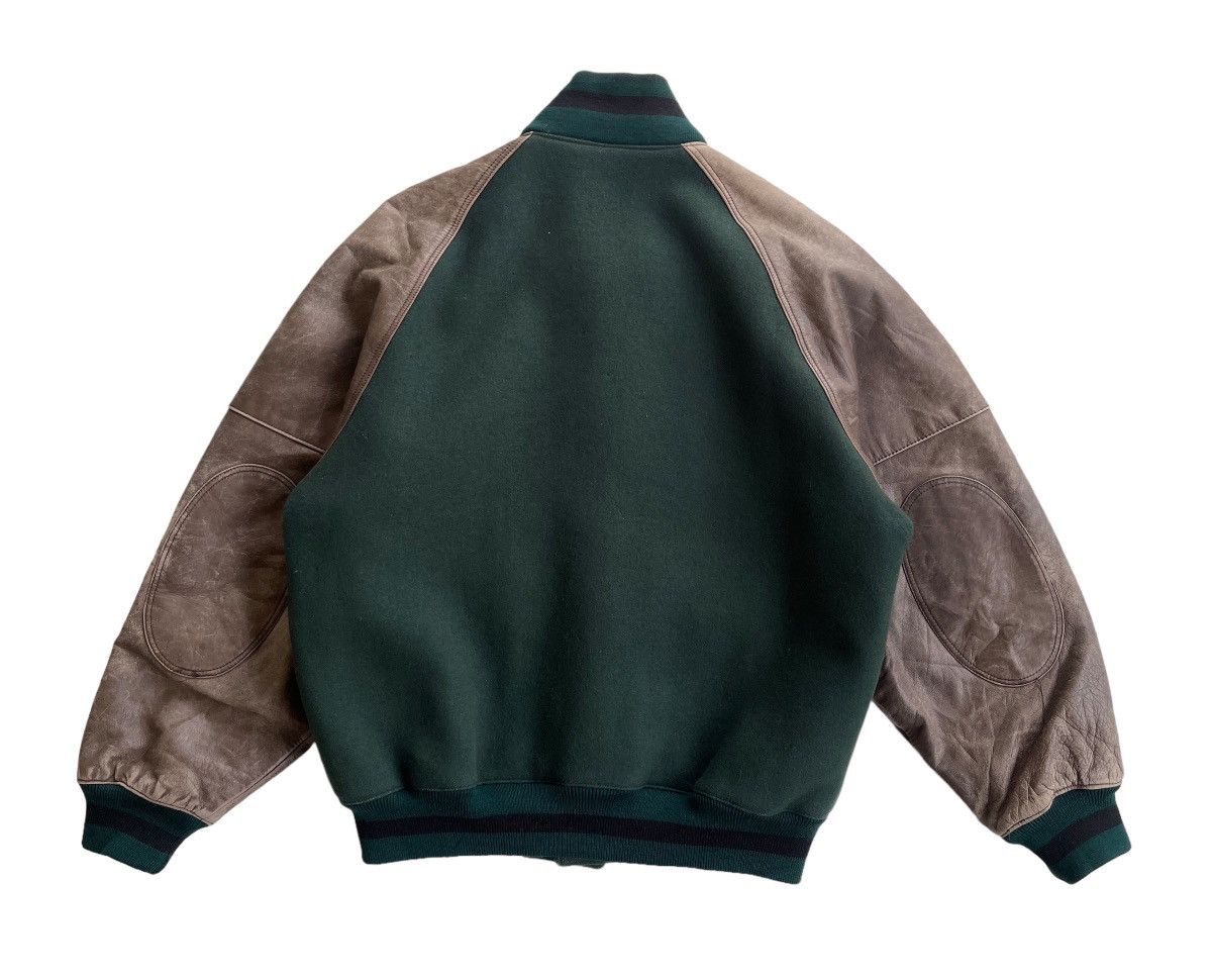 Vintage Vintage Varsity Jacket Distressed Size US L / EU 52-54 / 3 - 3 Thumbnail