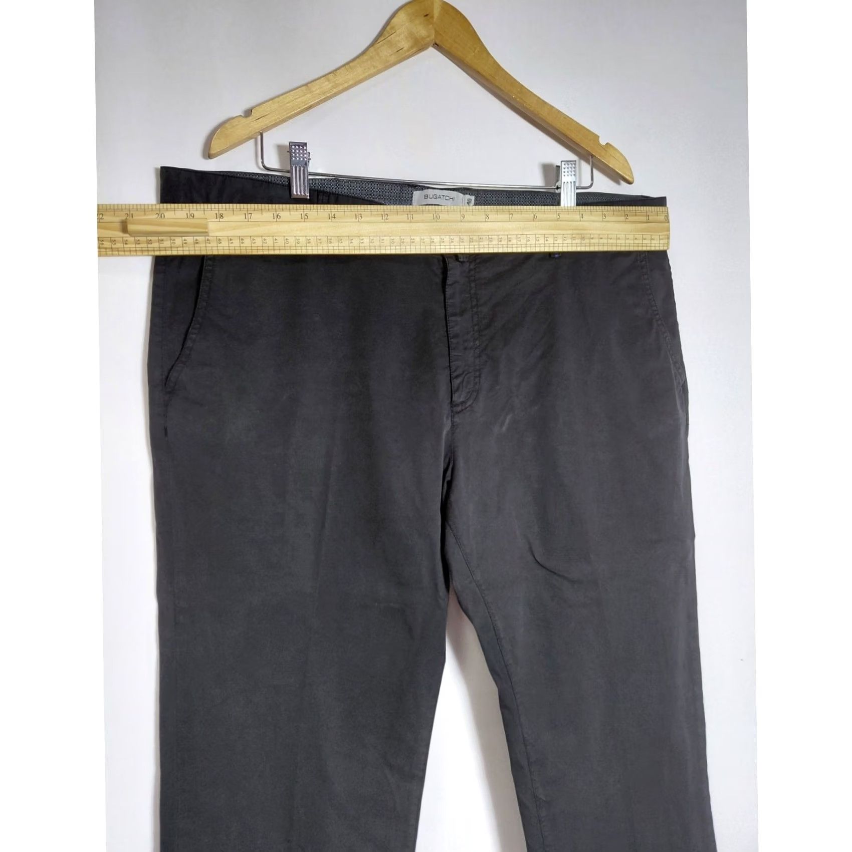BUGATCHI Bugatchi Pants Men Size 40 Black Cotton Blend Portugal Size US 40 / EU 56 - 7 Thumbnail