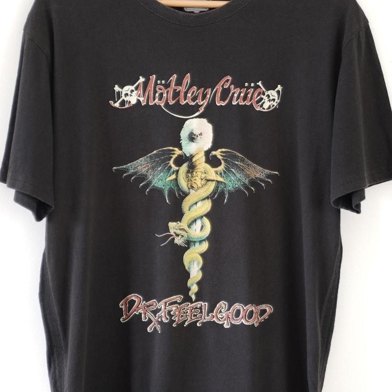 Band Tees × Vintage Vintage 00s Motley Crüe ‘Doctor Feelgood’ Graphic Band Tee Size US M / EU 48-50 / 2 - 1 Thumbnail