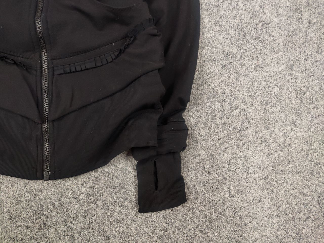 Lululemon Lululemon Stretch Black Braids High neck Zip Front Jacket Size M / US 6-8 / IT 42-44 - 7 Thumbnail