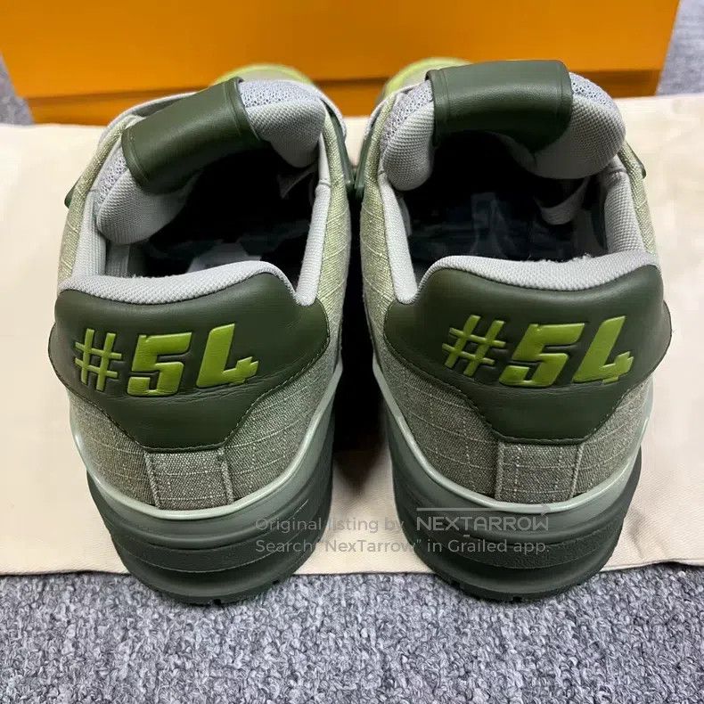 Louis Vuitton Louis Vuitton Green round toe lace-up low top board shoes Size US 7 / EU 40 - 5 Thumbnail