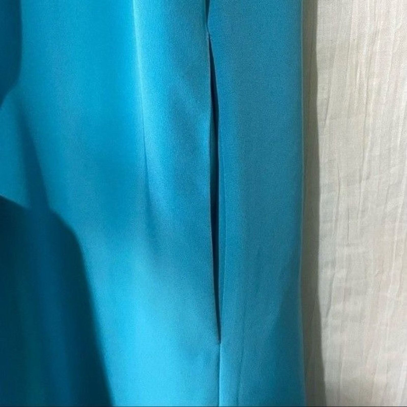 Lauren Ralph Lauren Lauren Ralph Lauren Sleeveless Pleated Dress Turquoise 14 Size XL / US 12-14 / IT 48-50 - 7 Thumbnail