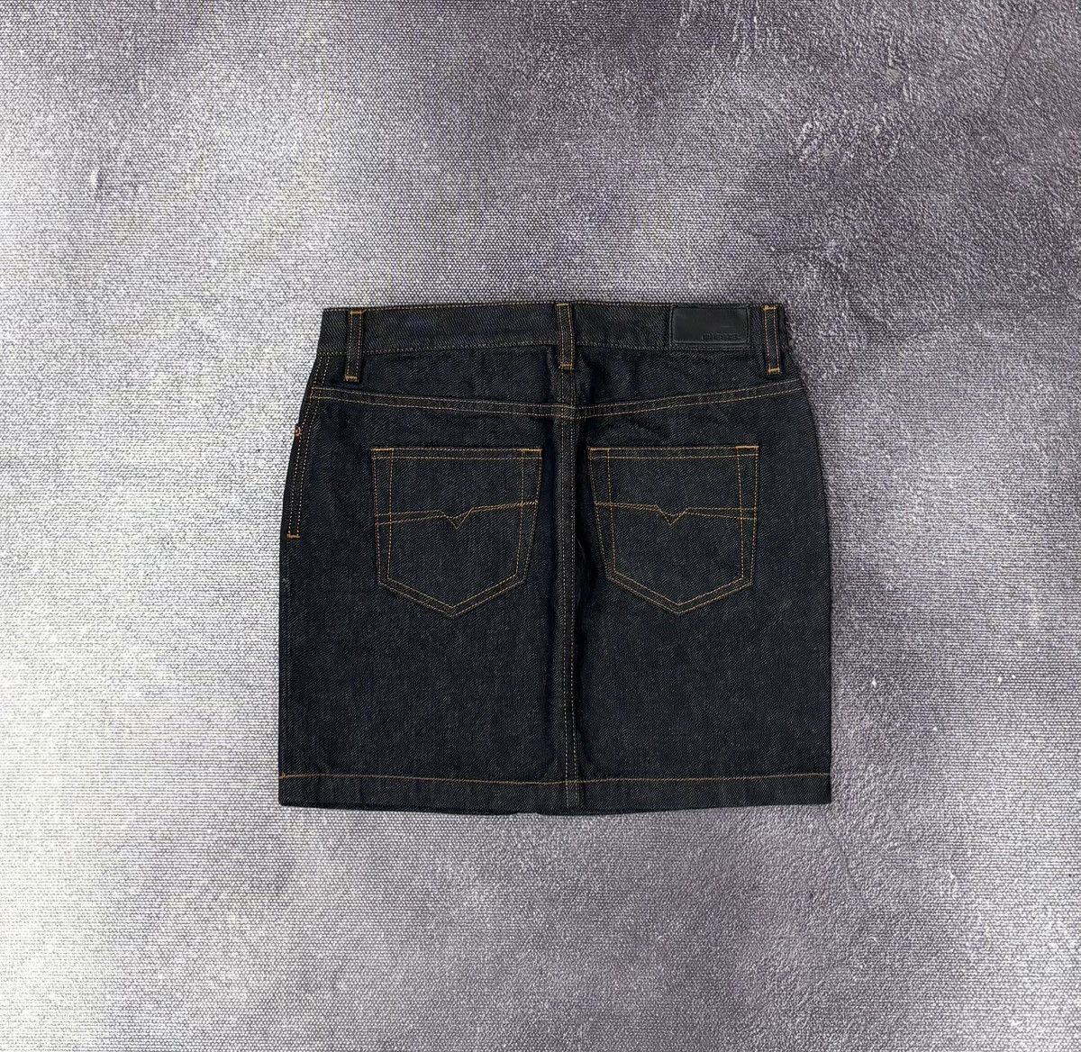 Diesel Diesel De-Mode NWT Women’s Navy/Black Denim Mini Skirt Size 24" / US 00 / IT 34 - 2 Thumbnail