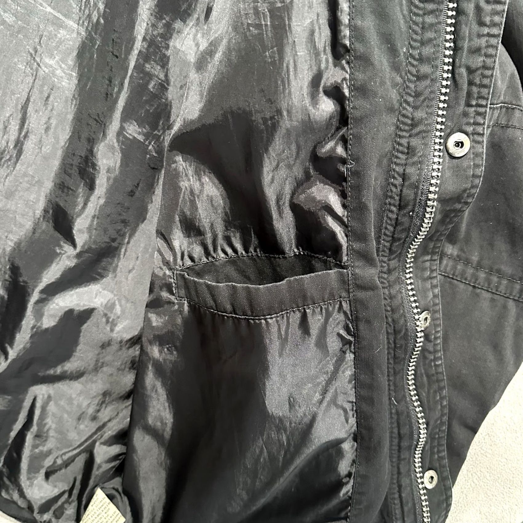 BKE BKE Field Jacket Mens Large Black Athletic Fit Military Bomber Embroidered Patch Jacket Size US L / EU 52-54 / 3 - 7 Thumbnail