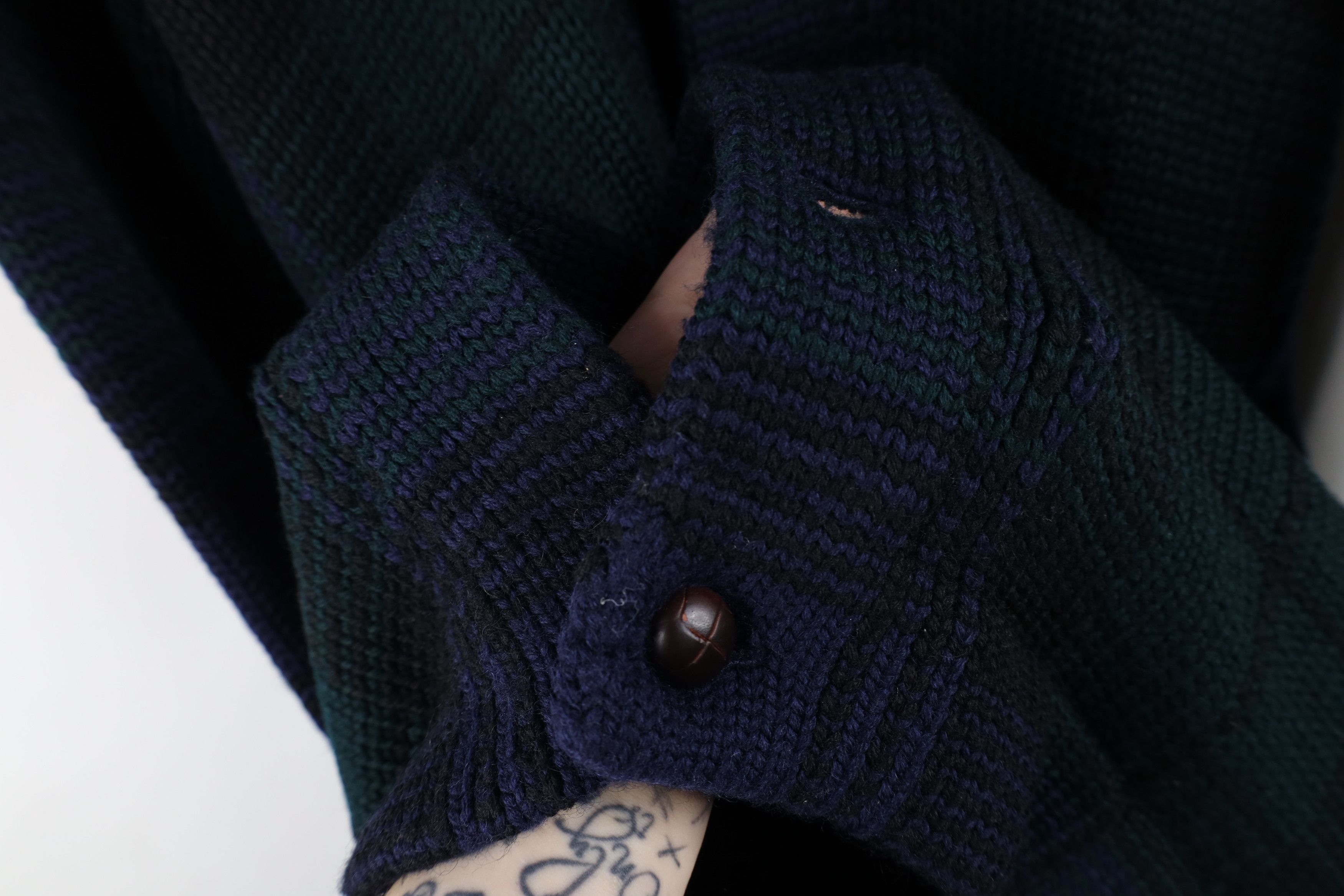 Ralph Lauren Vintage 90s Ralph Lauren Wool Knit Shawl Cardigan Sweater Size US L / EU 52-54 / 3 - 7 Thumbnail