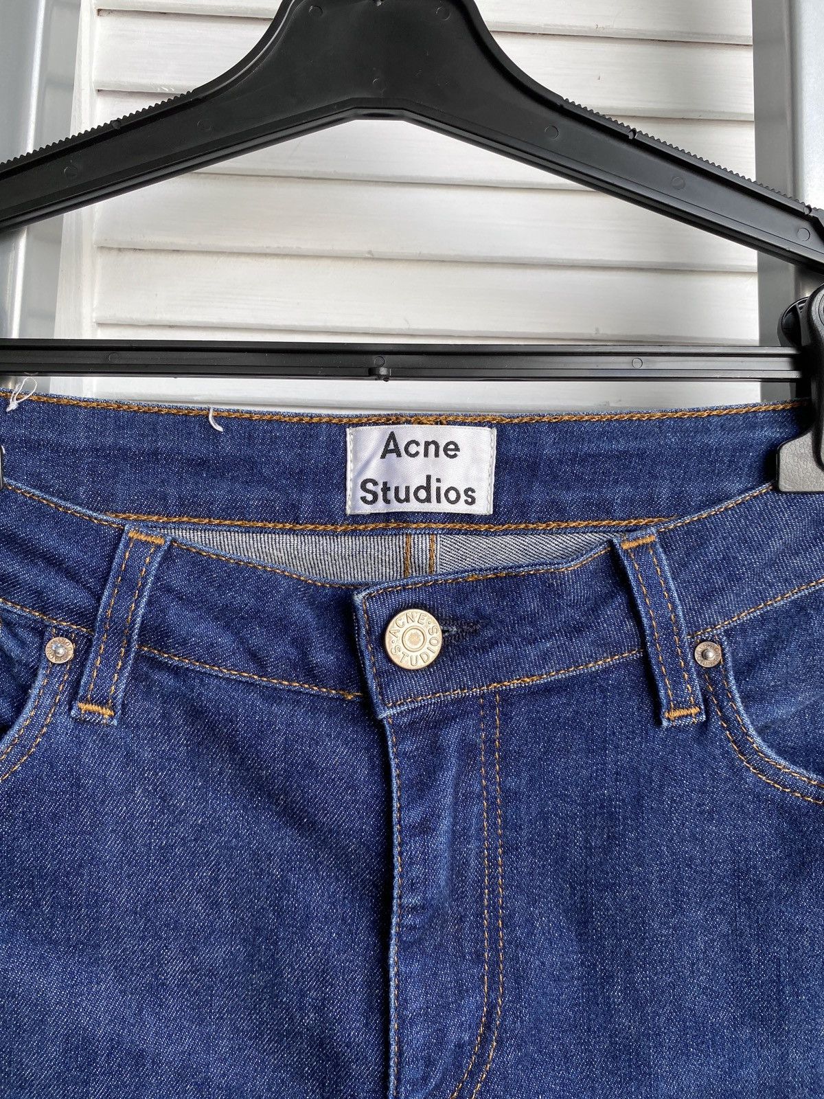 Acne Studios × Japanese Brand Acne Studios Flex Raw Reform Stretch Slim Denim Pants Size 29" - 5 Thumbnail