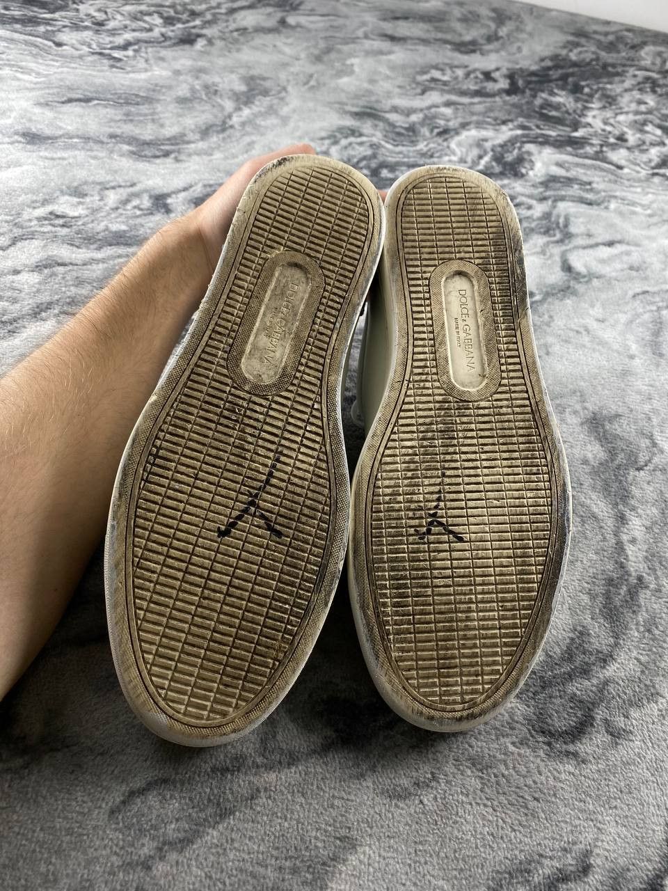 Dolce & Gabbana Dolce & Gabbana Leather Sneakers Men Size 9 White Size US 9 / EU 42 - 21 Thumbnail