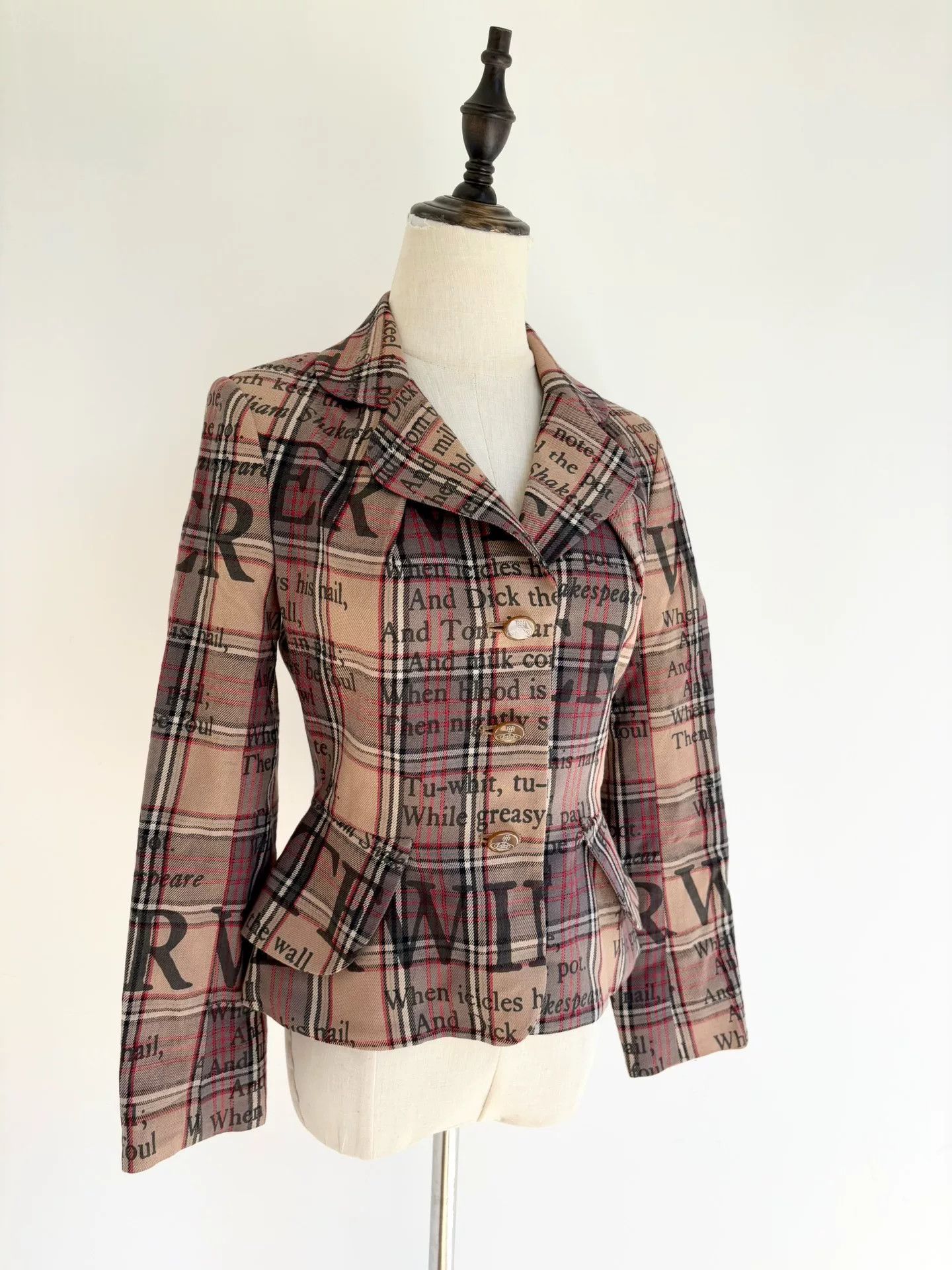 Vivienne Westwood vivienne westwood rare plaid shakespeare jacket Size M / US 6-8 / IT 42-44 - 1 Thumbnail