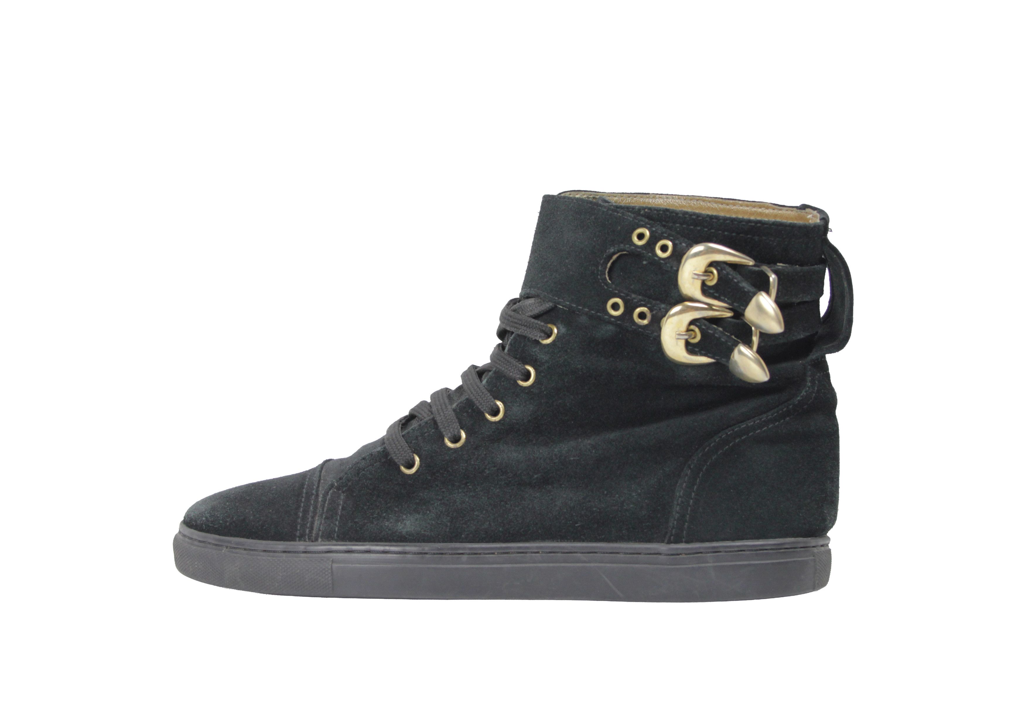 Stine Goya Belted Y2K Suede Hi-Top Size US 9 / IT 39 - 1 Thumbnail