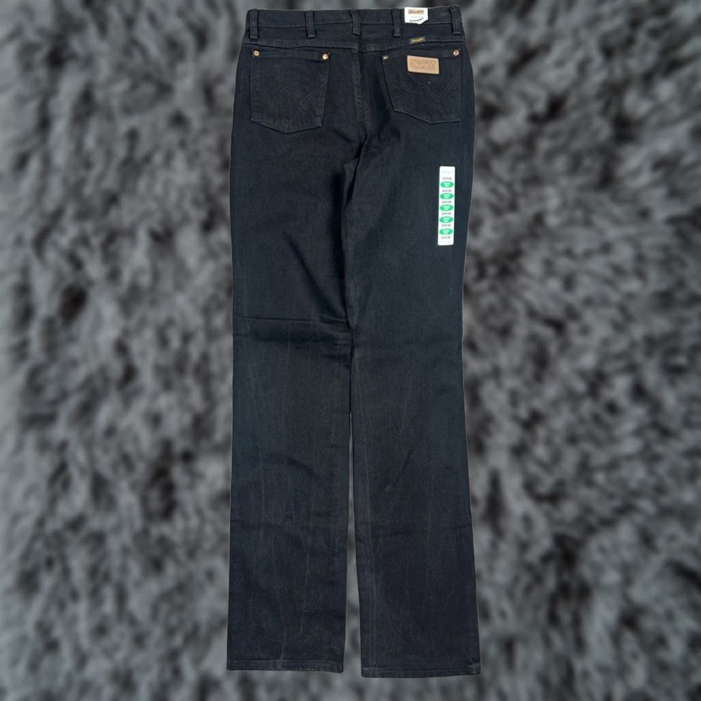 Wrangler VINTAGE Wrangler Black Cowboy Cut Slim Fit Jeans 32x38 Mens Jeans Straight 32 Black Denim Straight 90s? Size US 32 / EU 48 - 1 Thumbnail