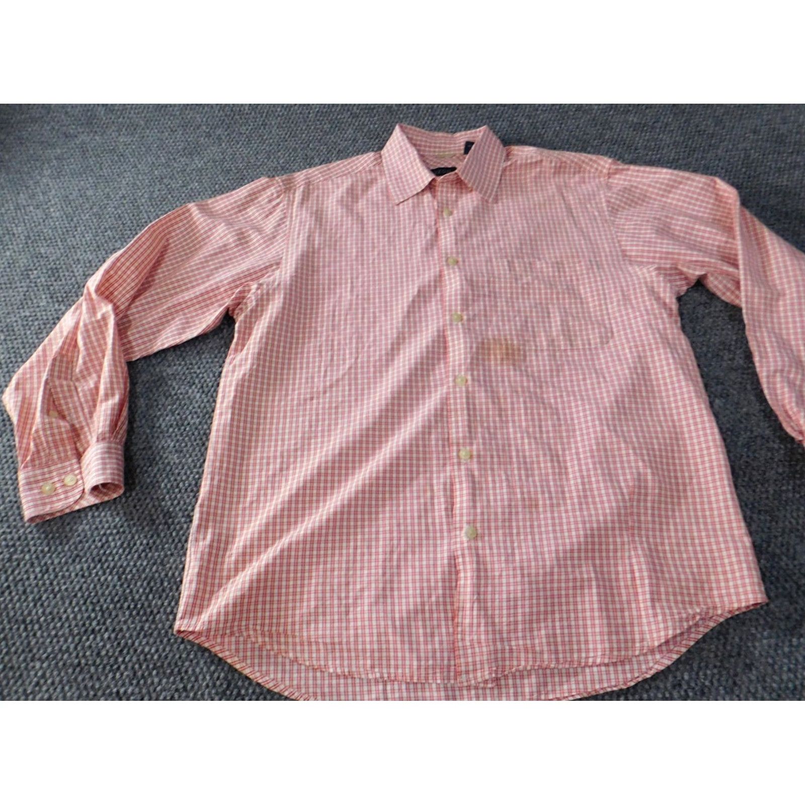 Izod IZOD Shirt Mens Medium Red Plaid Classic Retro Button-Up Long Sleeve Casual Size US M / EU 48-50 / 2 - 3 Thumbnail
