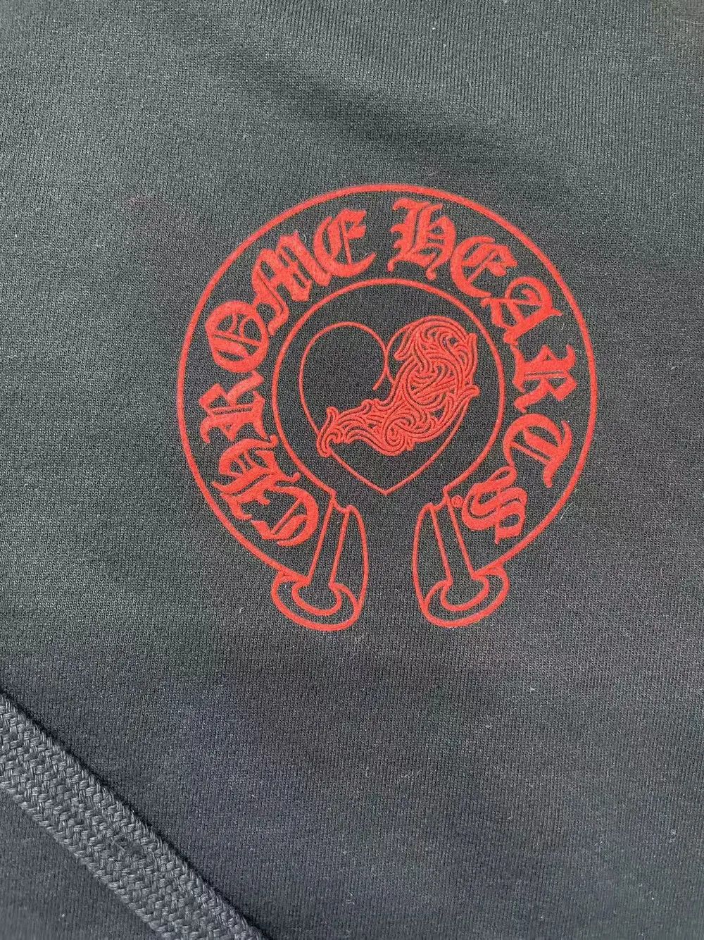 Chrome Hearts Chrome Hearts Deadly Doll Red Horseshoe Logo Pullover Hoodie Size US L / EU 52-54 / 3 - 3 Thumbnail