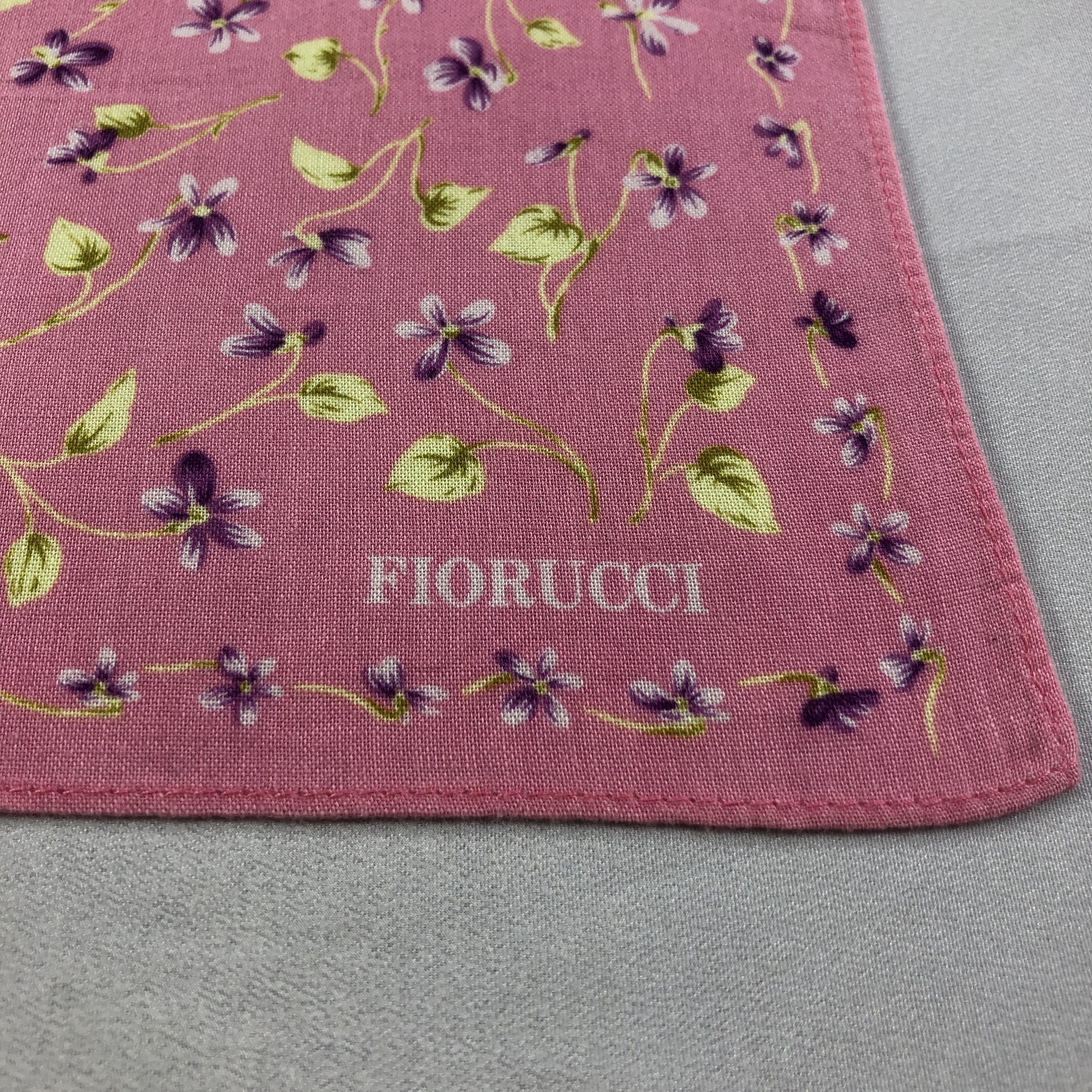 Fiorucci Fiorucci Floral Handkerchief Neckerchief Bandana H1939 Size ONE SIZE - 4 Thumbnail