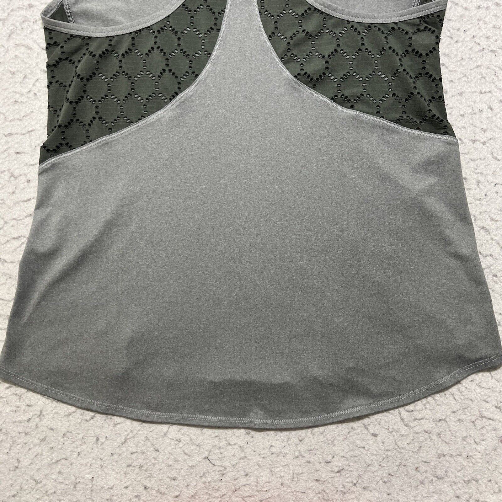 Gap Athleta Racerback Tank Top Sleeveless Gray Pullover Stretch Size S / US 4 / IT 40 - 10 Thumbnail