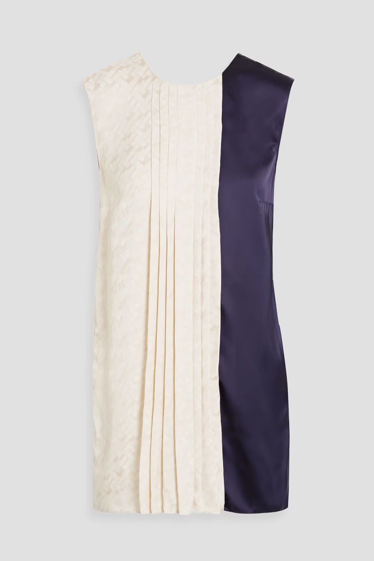 Marni o1y1125 Crewneck Blouse in Midnight Blue/Cream Size XS / US 0-2 / IT 36-38 - 1 Thumbnail