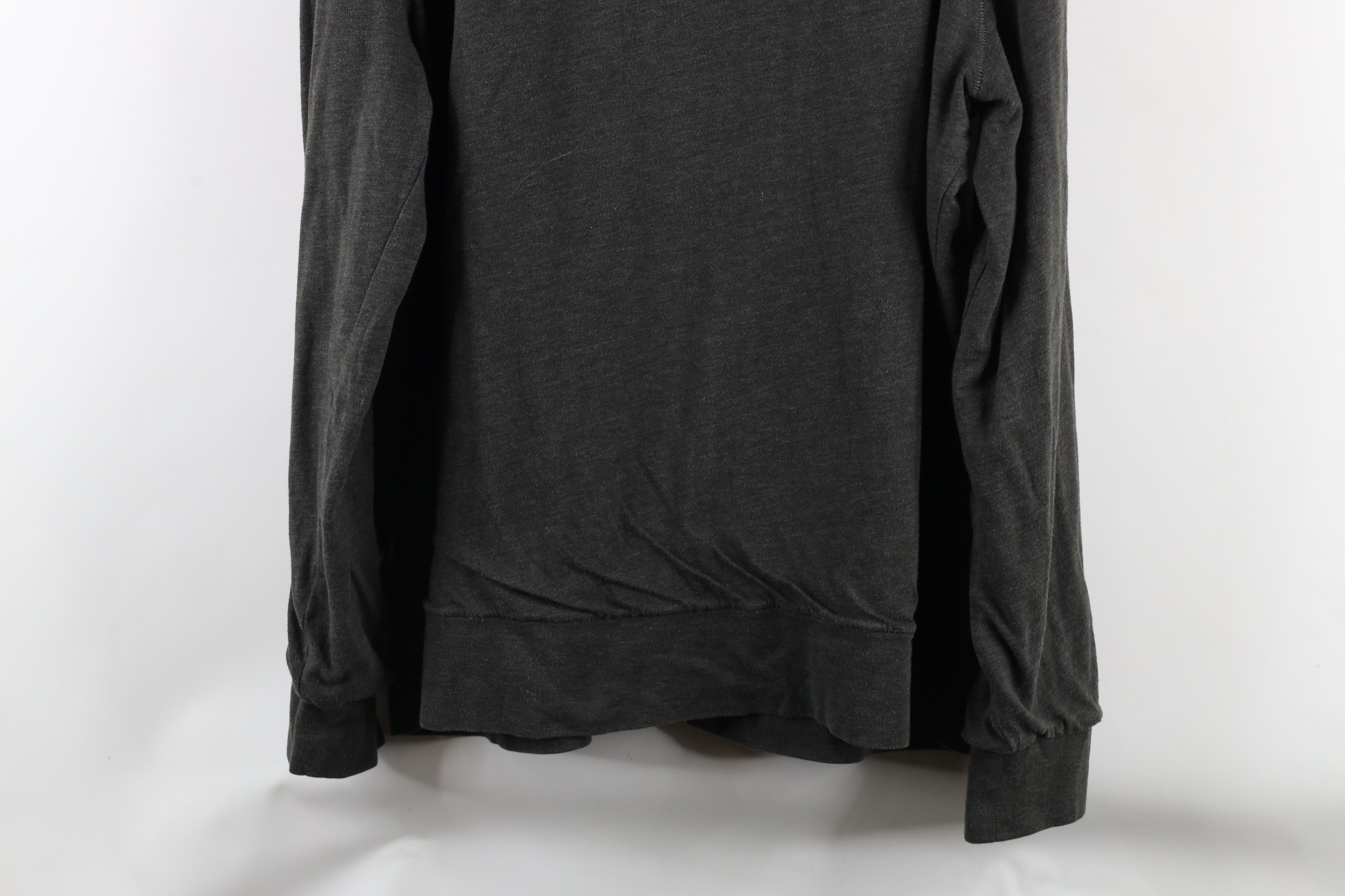 John Varvatos × Vintage John Varvatos USA Blank Jersey Knit Full Zip Hoodie Gray Size US XXL / EU 58 / 5 - 13 Thumbnail
