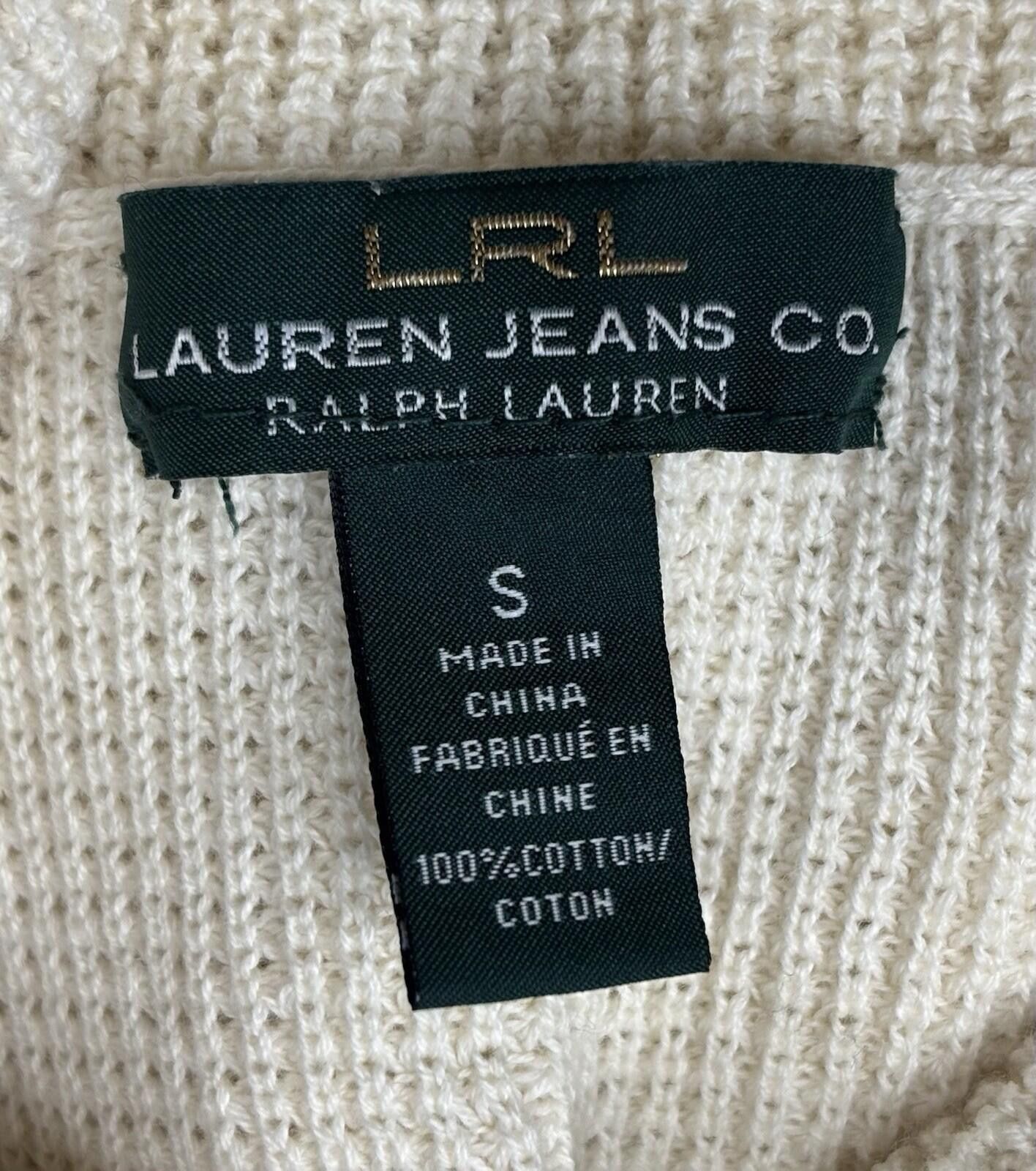 Other Ralph Lauren Jeans Co. Sweater Womens Small Cotton Waffle Size S / US 4 / IT 40 - 2 Thumbnail