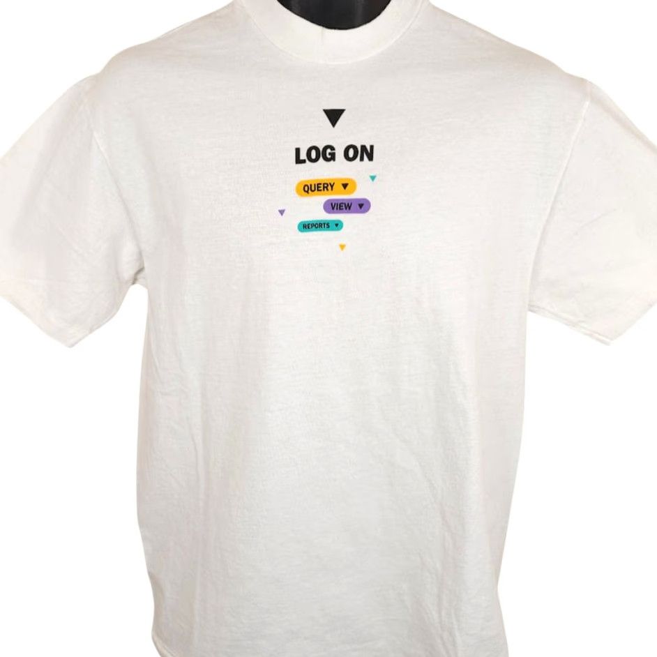 Hanes VINTAGE Sun Microsystems T Shirt Mens Size M White 90s Database Made In USA Size US M / EU 48-50 / 2 - 2 Thumbnail