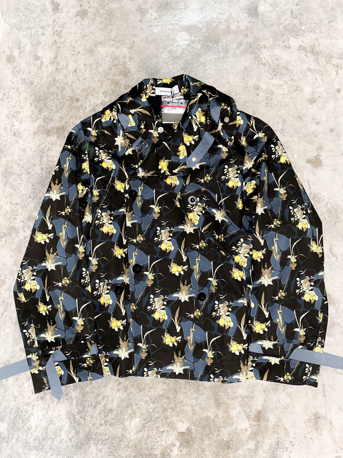 Kiko Kostadinov Kiko Kostadinov Floral Maiden Peacoat | Grailed