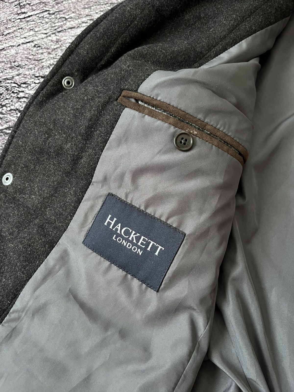 Hackett Hackett London Wool Blazer Jacket Grey Size 48R Size US M / EU 48-50 / 2 - 6 Thumbnail