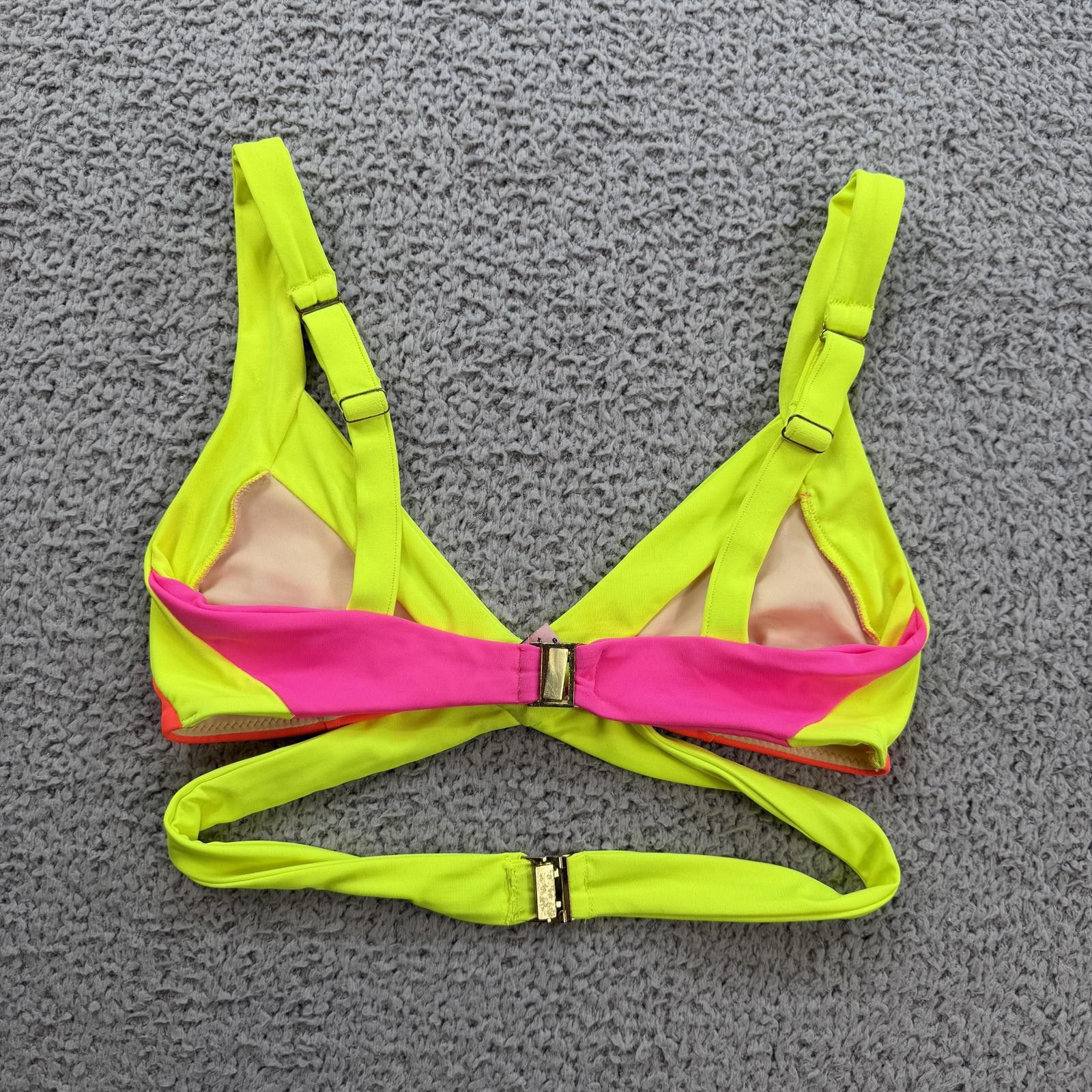 Other Agent Provocateur L’Agent Neon Strappy Bikini Top Swimwear Size ONE SIZE - 8 Thumbnail
