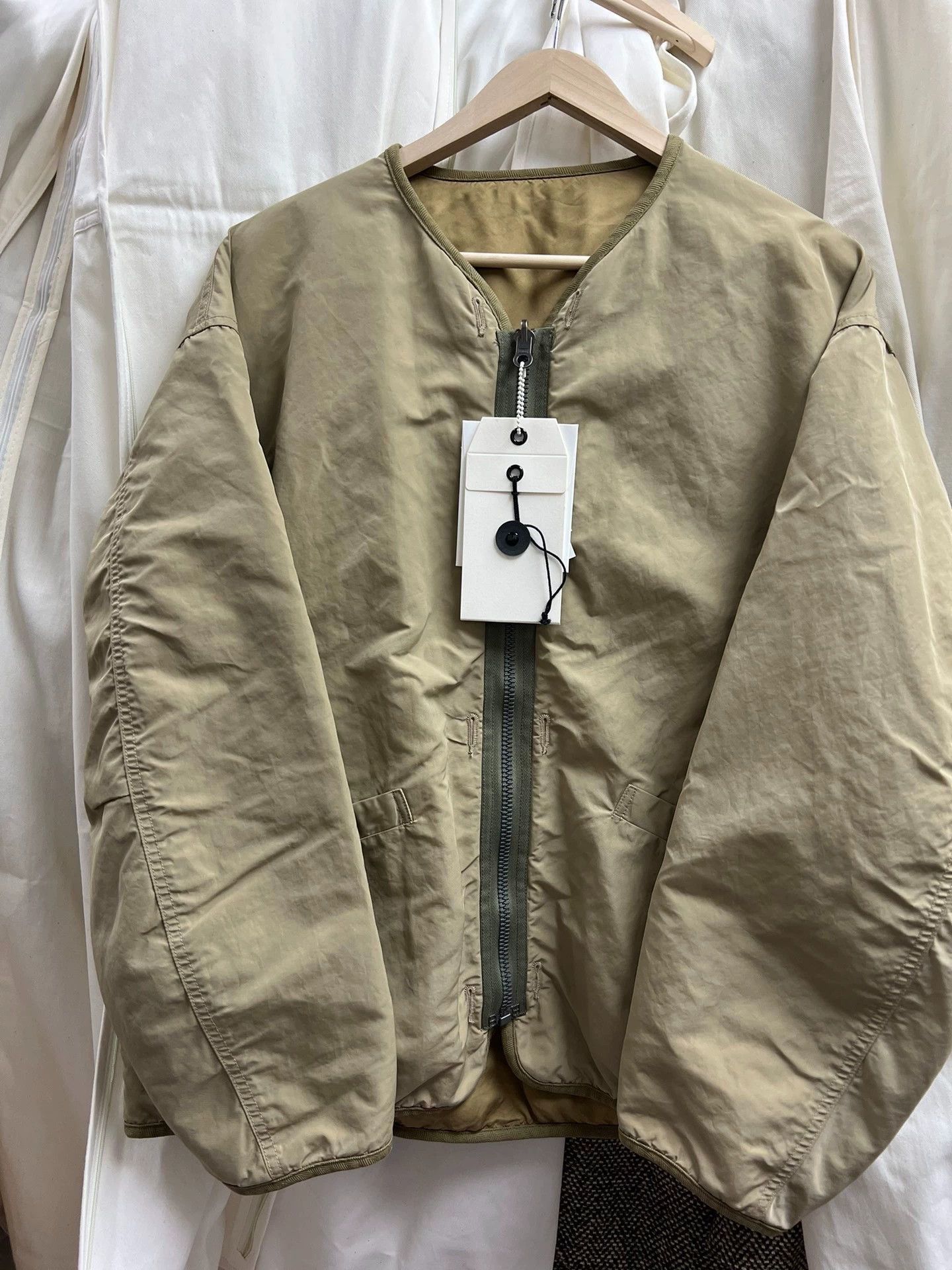 Visvim Beige Zip-Front Casual Jacket Size M Size US M / EU 48-50 / 2 - 1 Thumbnail