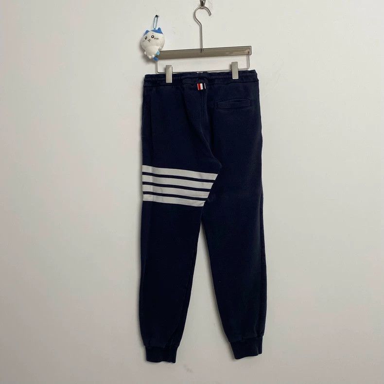 Thom Browne Thom Browne Size 2 Four-striped navy blue sweatpants 2503 Size US 30 / EU 46 - 3 Thumbnail
