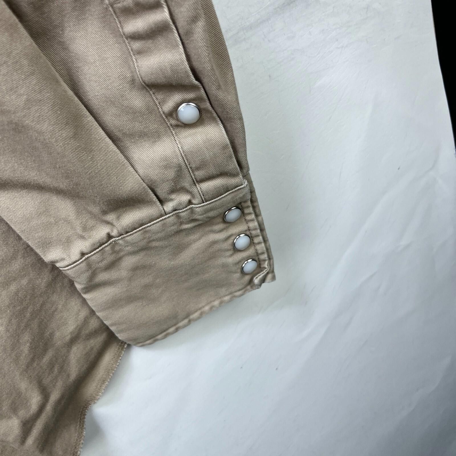 Wrangler Vintage 90s Wrangler Snap Button-Up Long Sleeve Shirt XL Size US XL / EU 56 / 4 - 5 Thumbnail