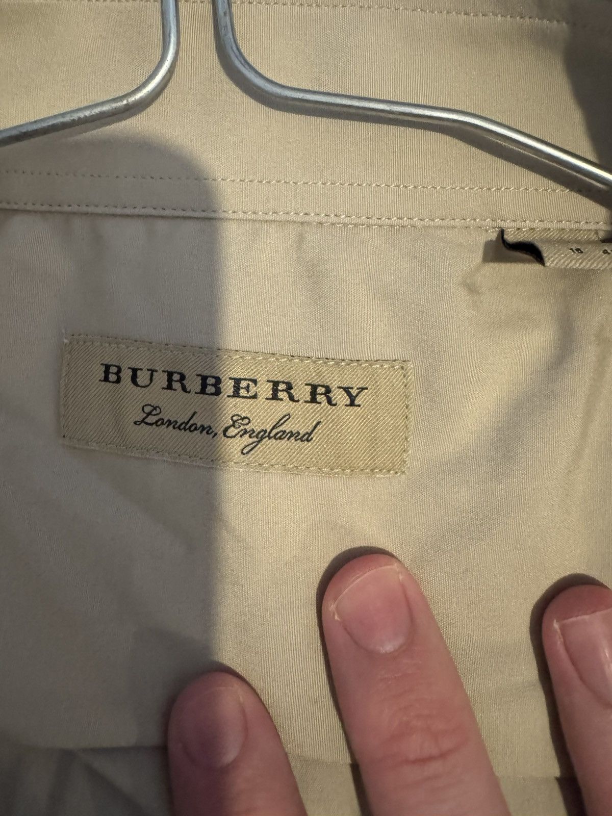 Burberry Burberry tan smart shirt Size 40S - 1 Thumbnail