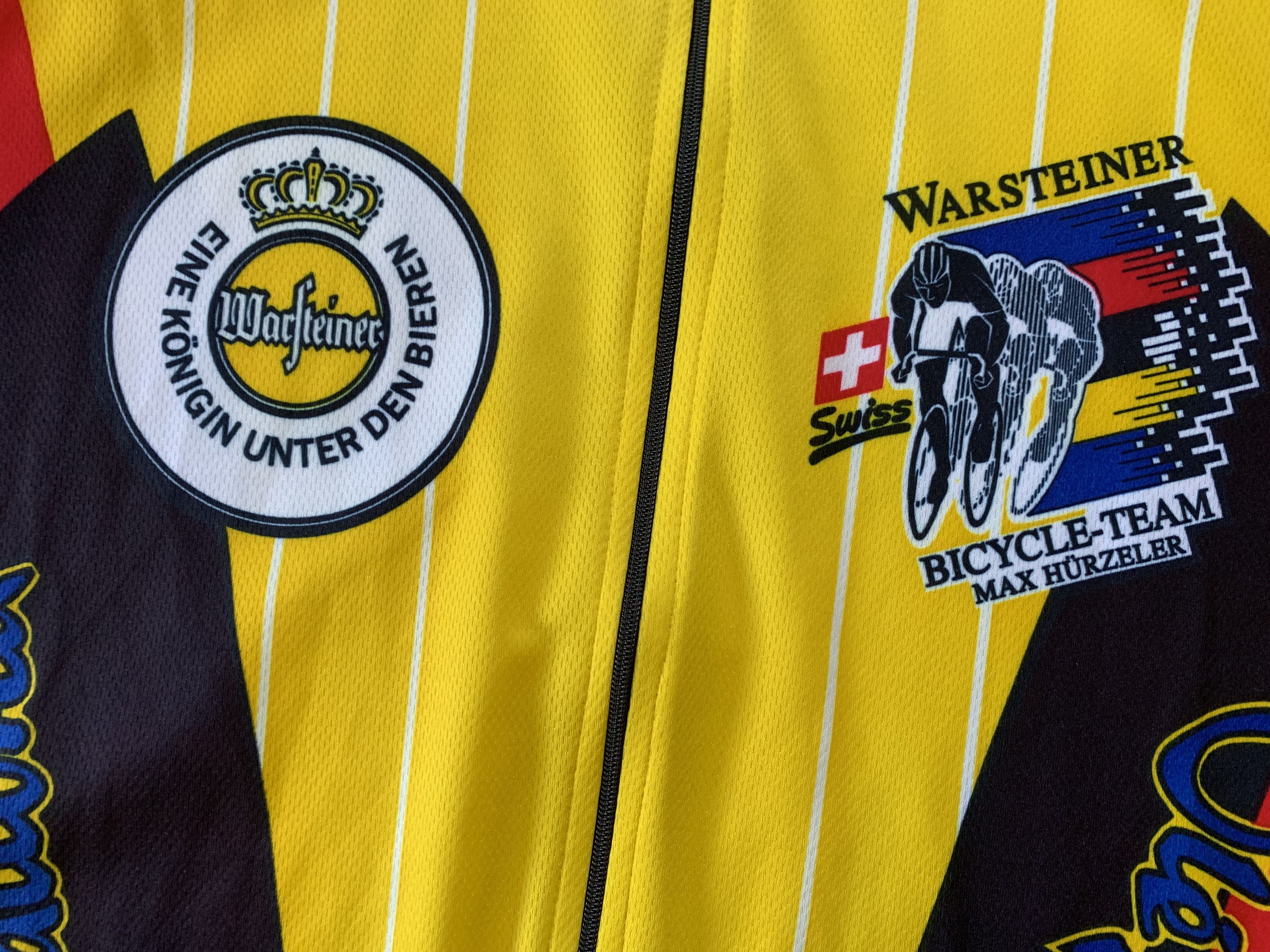 Bicycle × Sports Specialties Warsteiner Hurzeler Vintage Cycling Jersey Size US XL / EU 56 / 4 - 5 Thumbnail