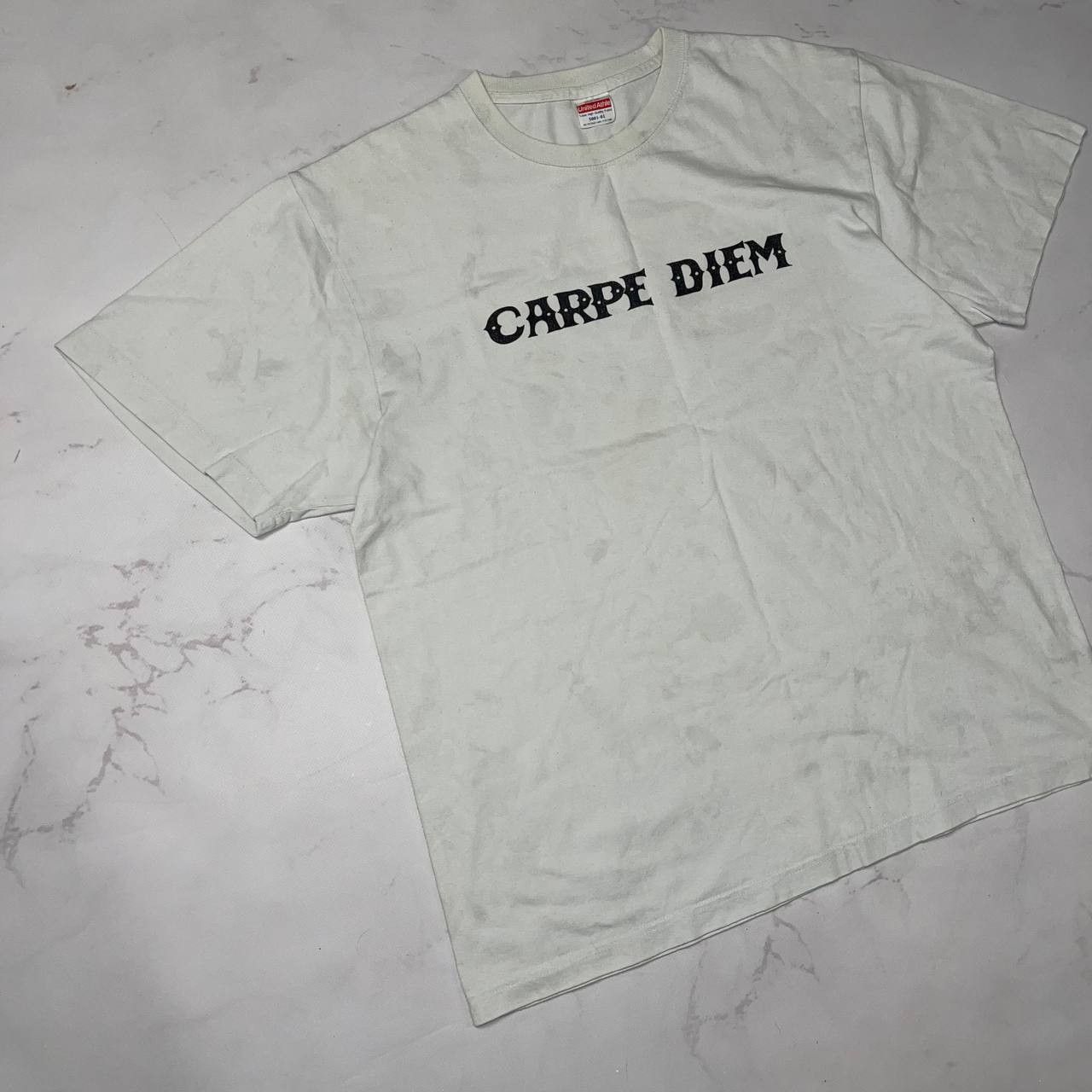 Vintage Capre Diem Brazilian Jiu-Jitsu Big Logo T Shirt White Size L Size US L / EU 52-54 / 3 - 9 Thumbnail