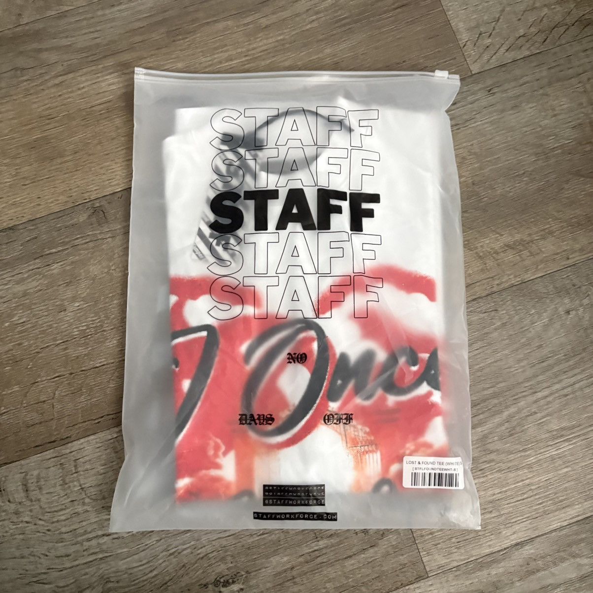 STAFF WORKFORCE Staff Workforce Lost & Found Tee Size US S / EU 44-46 / 1 - 7 Thumbnail