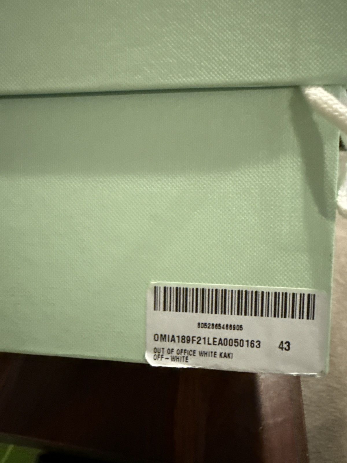 Off-White OFF-WHITE OUT OF OFFICE CREAM SNEAKERS w/ BOX Size US 10 / EU 43 - 14 Thumbnail