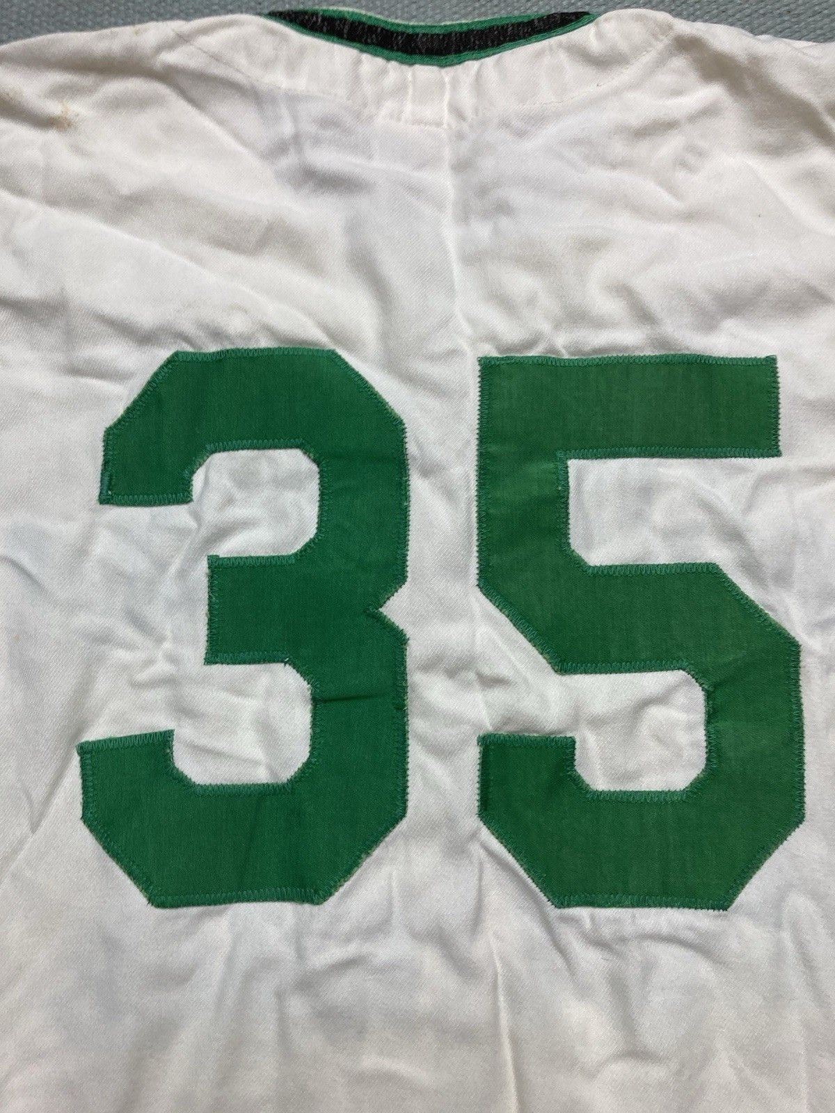 Vintage 40s cotton baseball jersey industrial furnace chain stitch X Size US XL / EU 56 / 4 - 9 Thumbnail