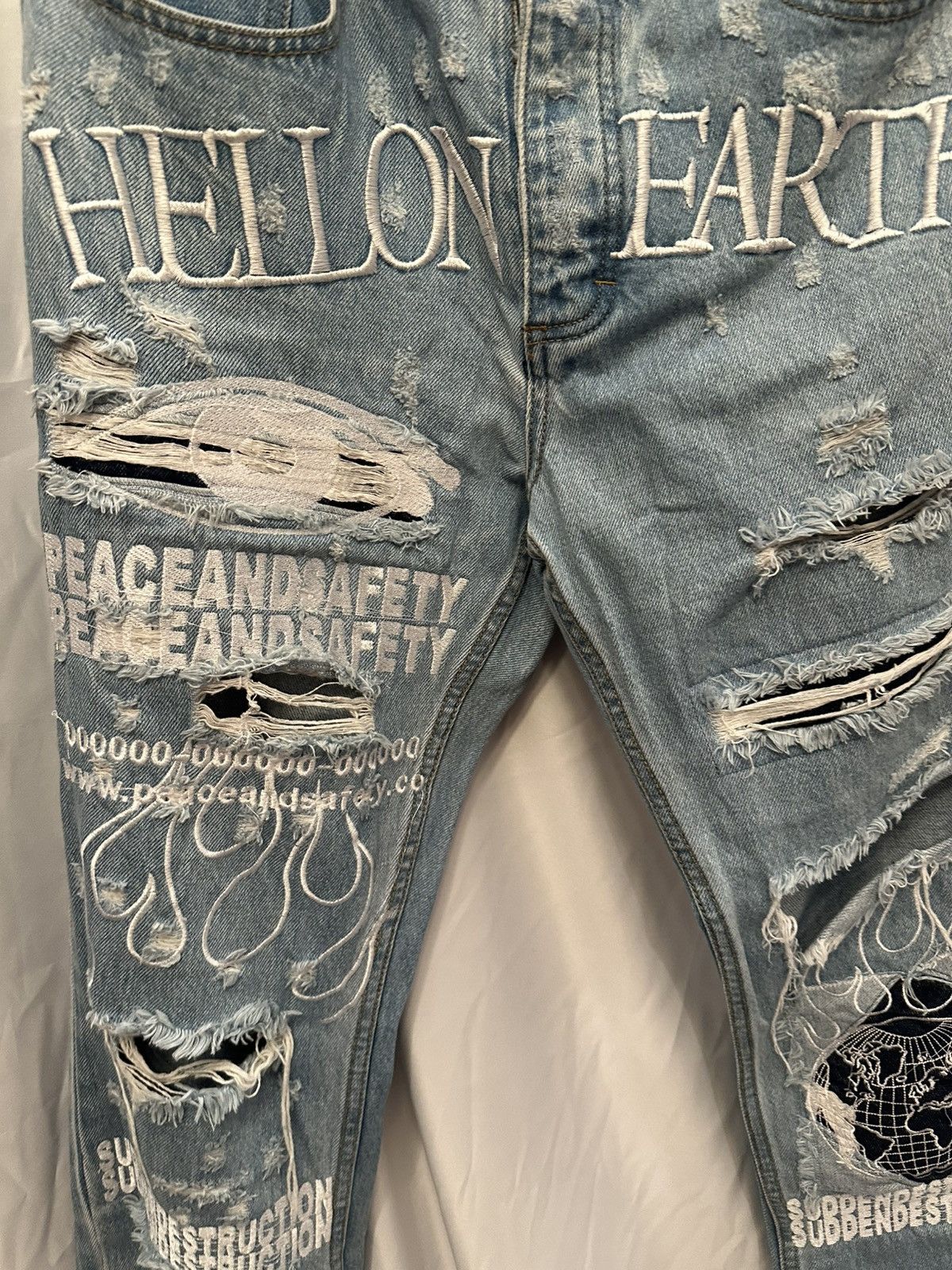 Ev Bravado Ev Bravado Hell on Earth Denim Size US 32 / EU 48 - 5 Thumbnail