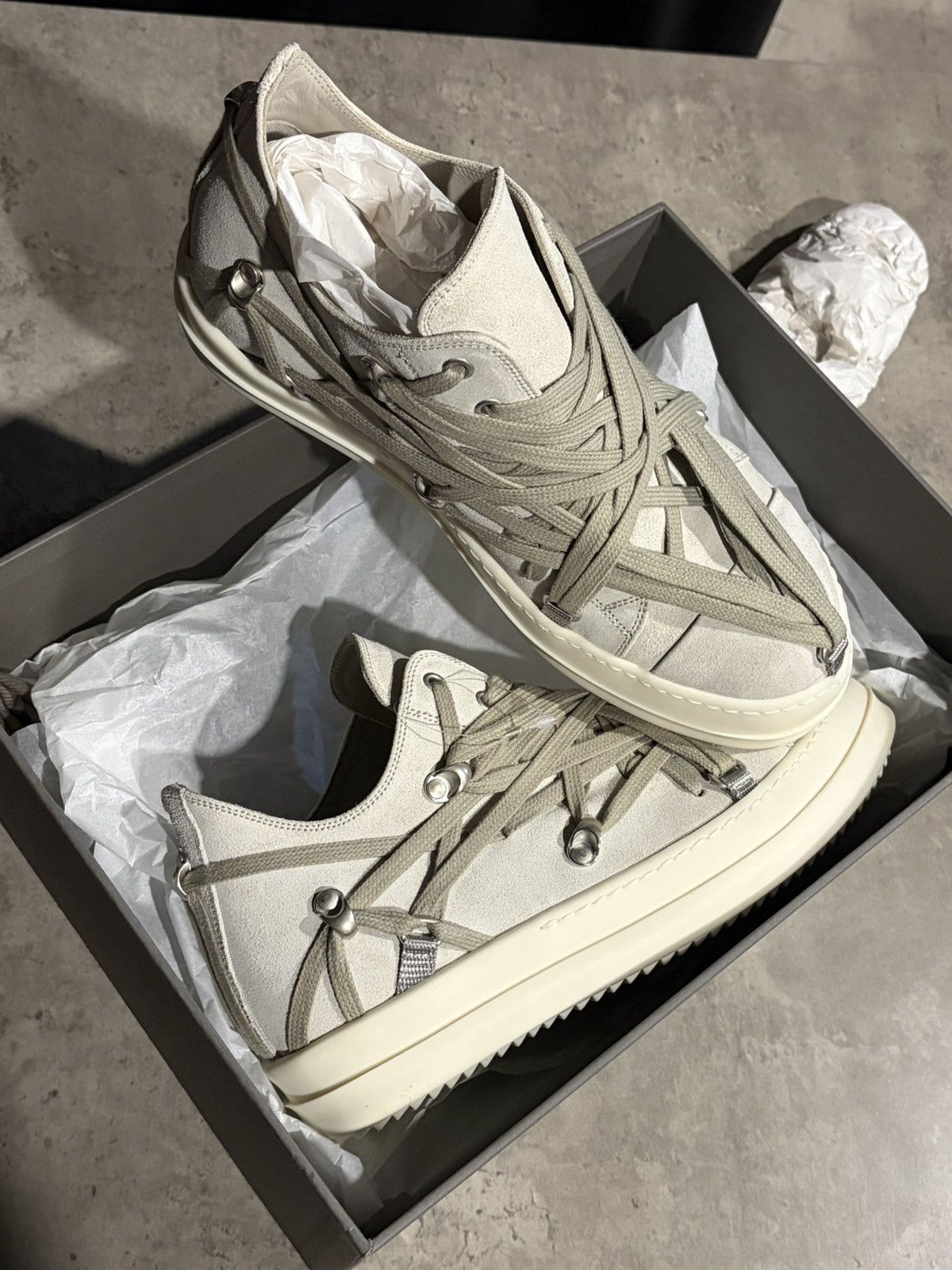 Rick Owens Rick Owens Megalace Ramones Low Size US 8 / EU 41 - 5 Thumbnail