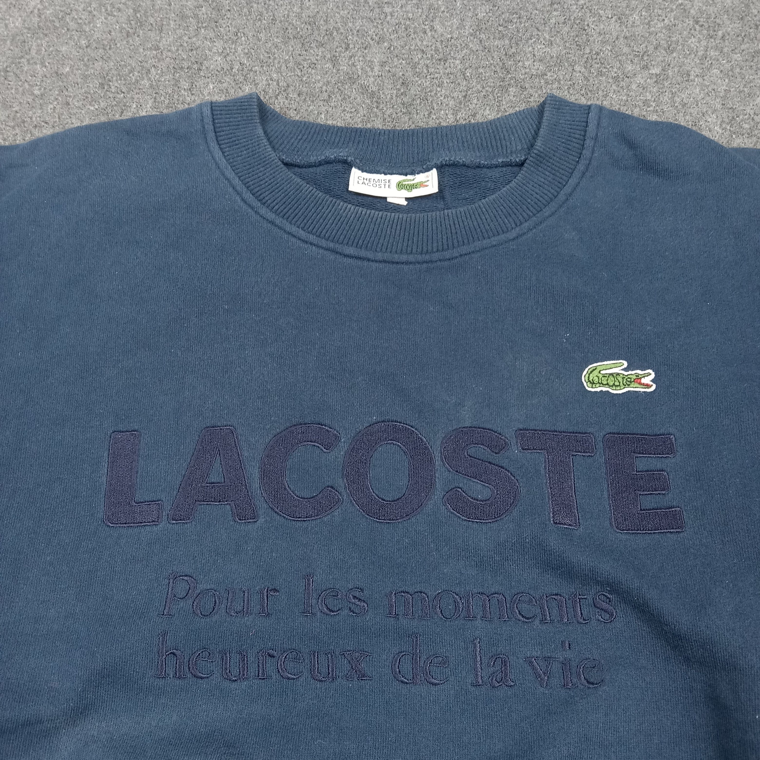 Lacoste Chemise Lacoste Spell Out Sweatshirt C290N26 Size US M / EU 48-50 / 2 - 2 Thumbnail