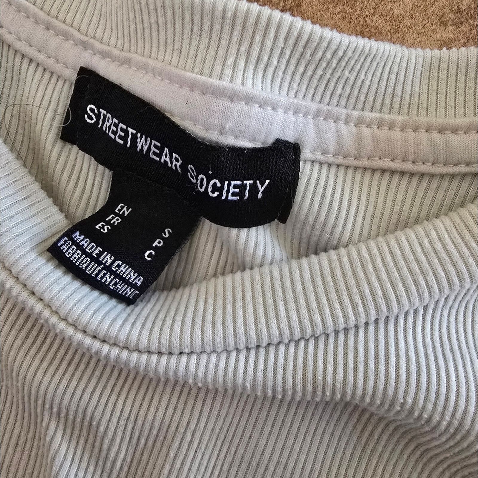 Other Beige | STREETWEAR SOCIETY | Cropped Short Sleeve Size S / US 4 / IT 40 - 3 Thumbnail