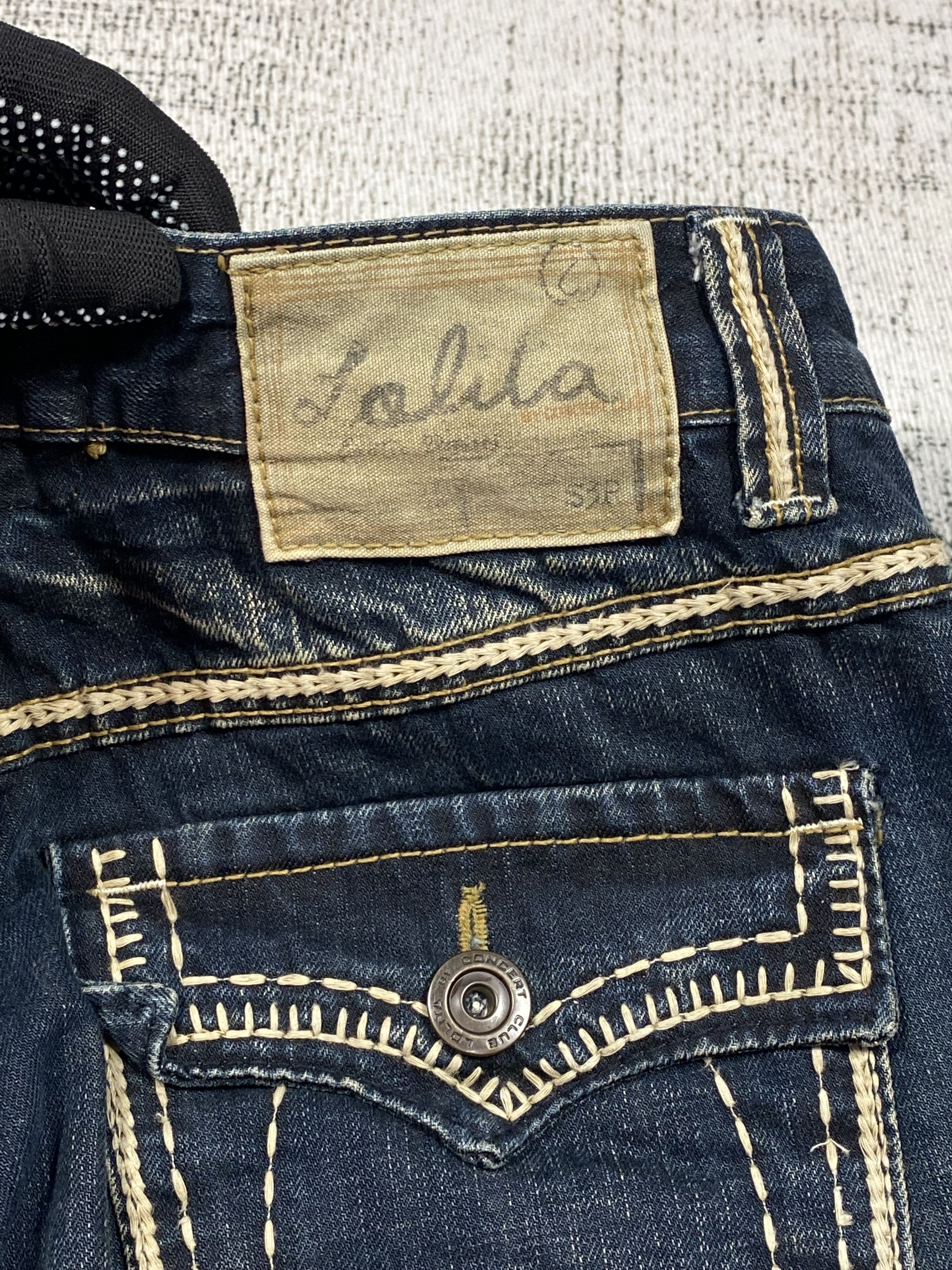 Japanese Brand RARE🔥Distressed Rusty Exotic Vintage Denim Lolita Jeans Size US 30 / EU 46 - 11 Thumbnail