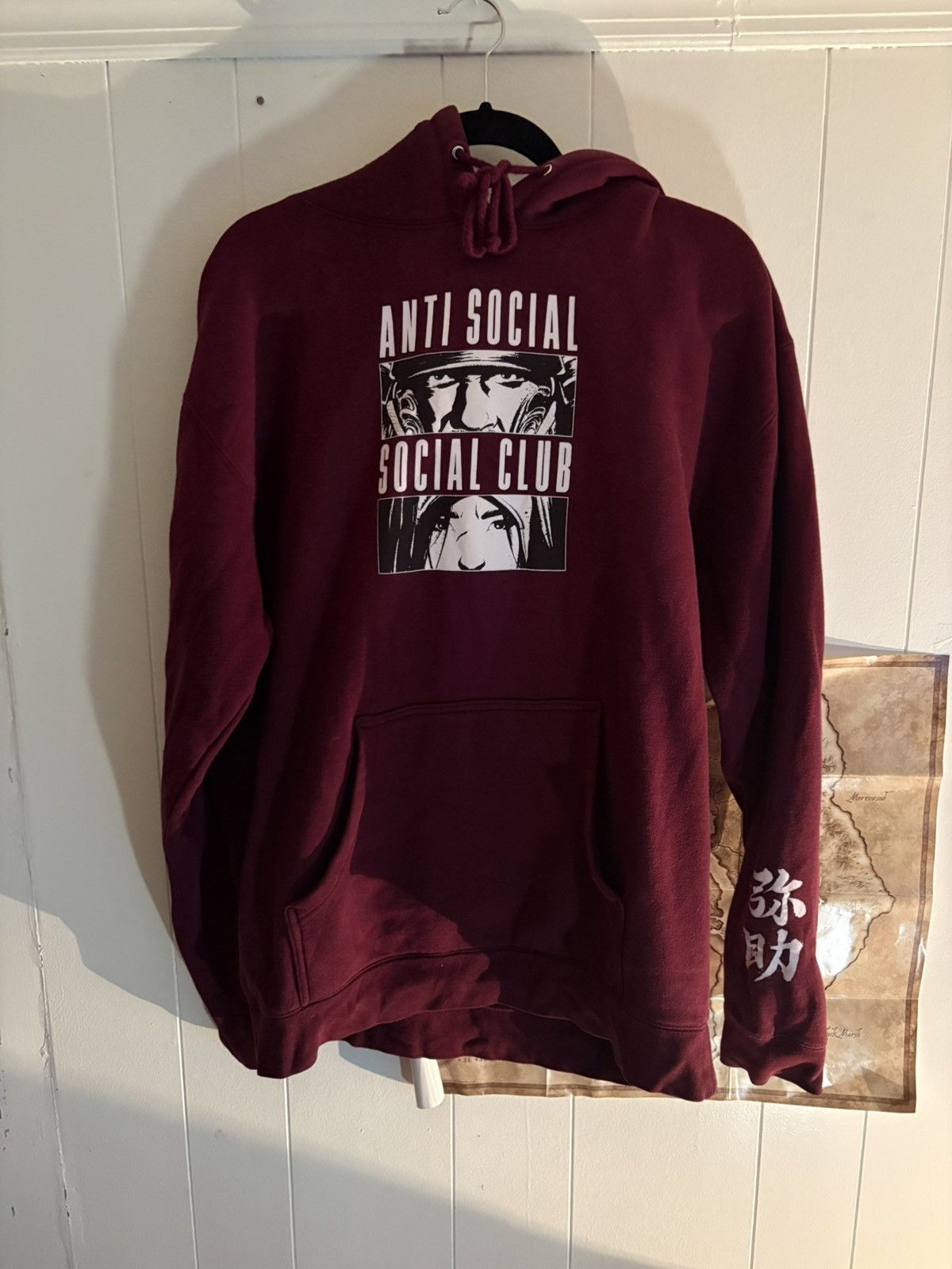Anti Social Social Club Assassins Creed Shadows Magenta Hoodie Size US L / EU 52-54 / 3 - 1 Thumbnail