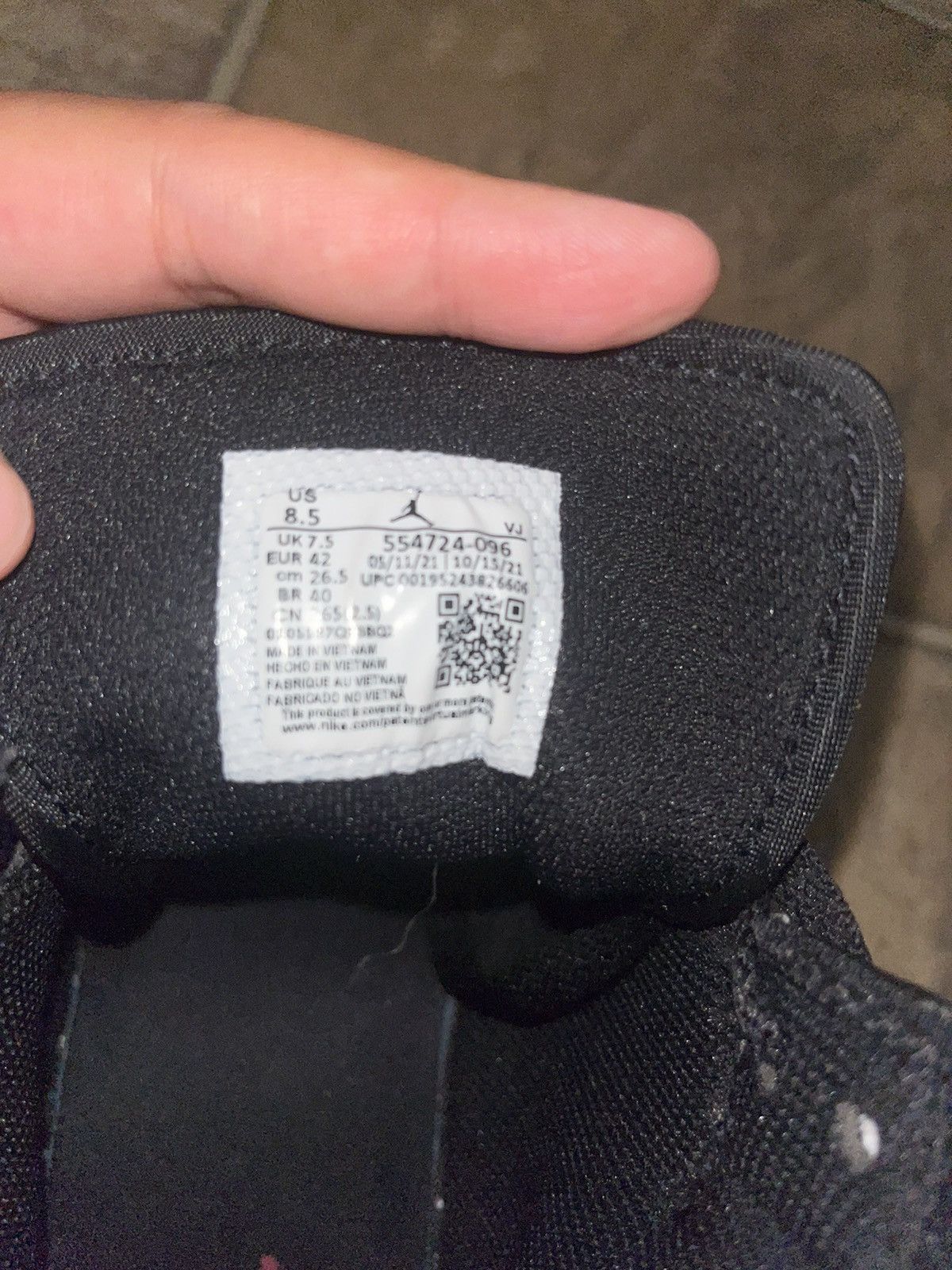 Nike Air 1 Jordan mid shadow Size US 8.5 / IT 38.5 - 6 Thumbnail