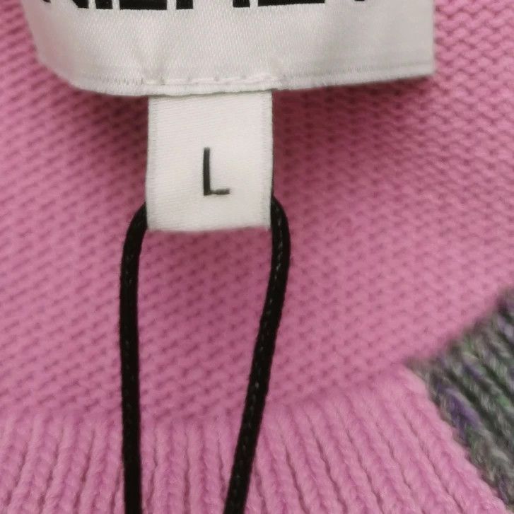 Kenzo KENZO Cotton and wool blended color clash round neck knit Size L / US 10 / IT 46 - 6 Thumbnail