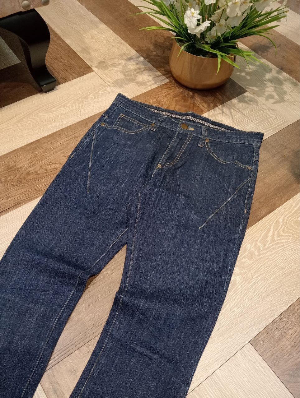 Number (N)ine NUMBER NINE JAPAN INDIGO STRETCH DENIM PANTS Size US 30 / EU 46 - 5 Thumbnail