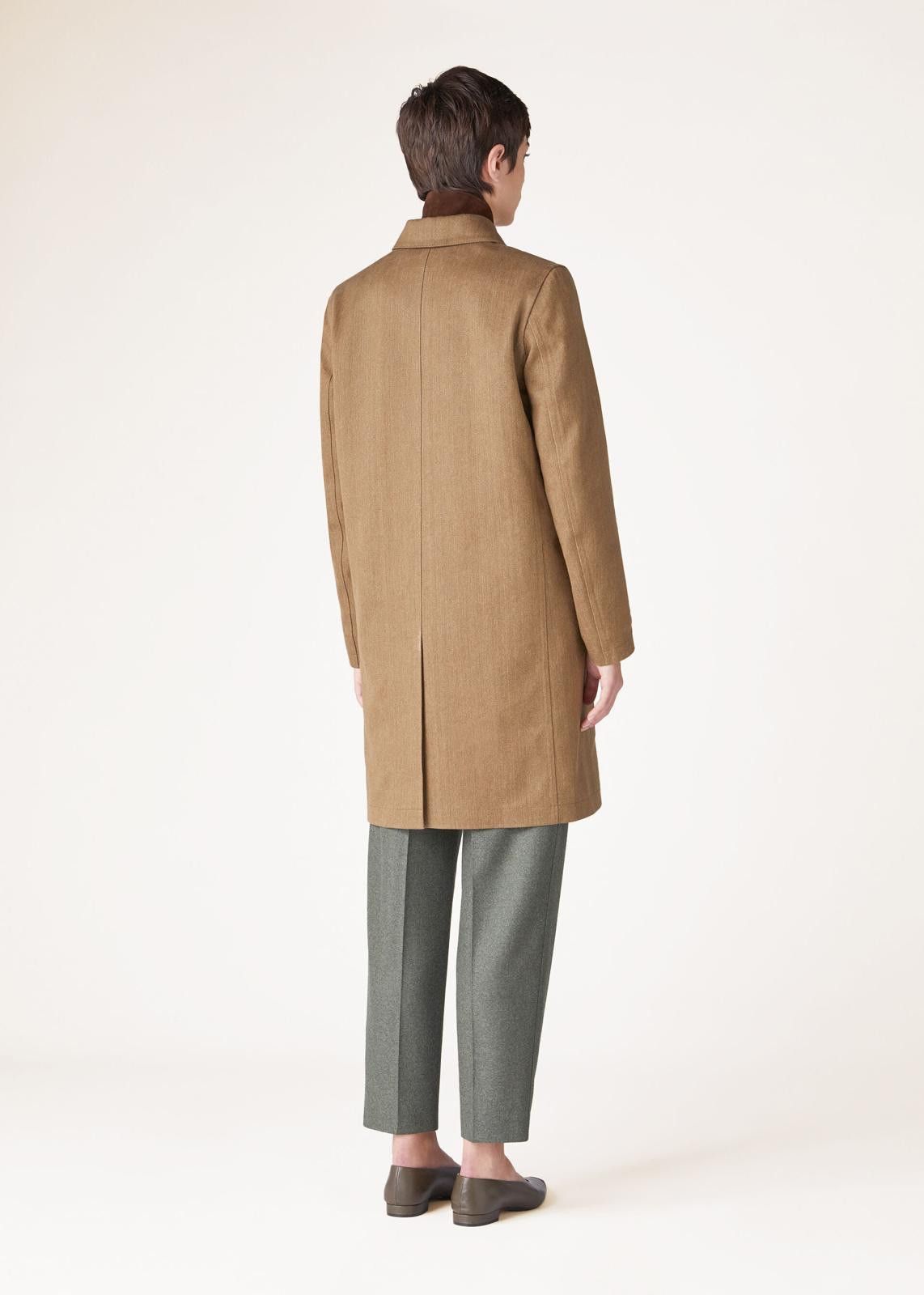 Loro Piana o1srvl11e1224 Cotton Alder Coat in Brown Size S / US 4 / IT 40 - 5 Thumbnail