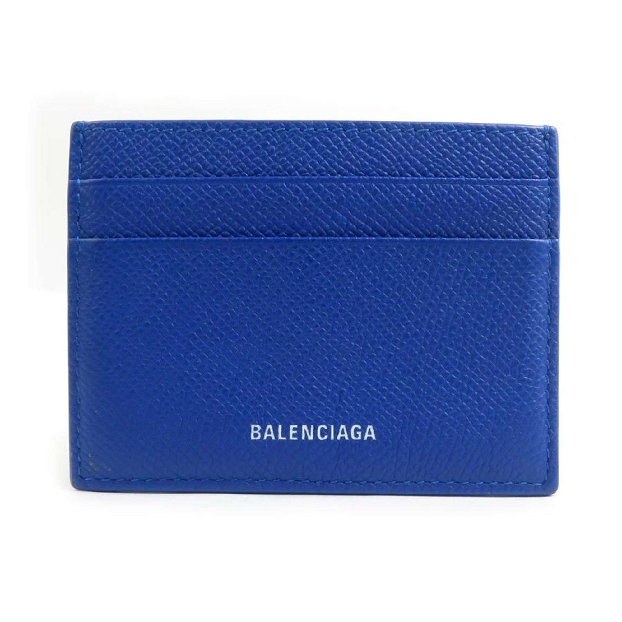 Balenciaga Balenciaga Business Card Case/Card Case Leather Blue Men's Women's h31689a Size ONE SIZE - 1 Thumbnail